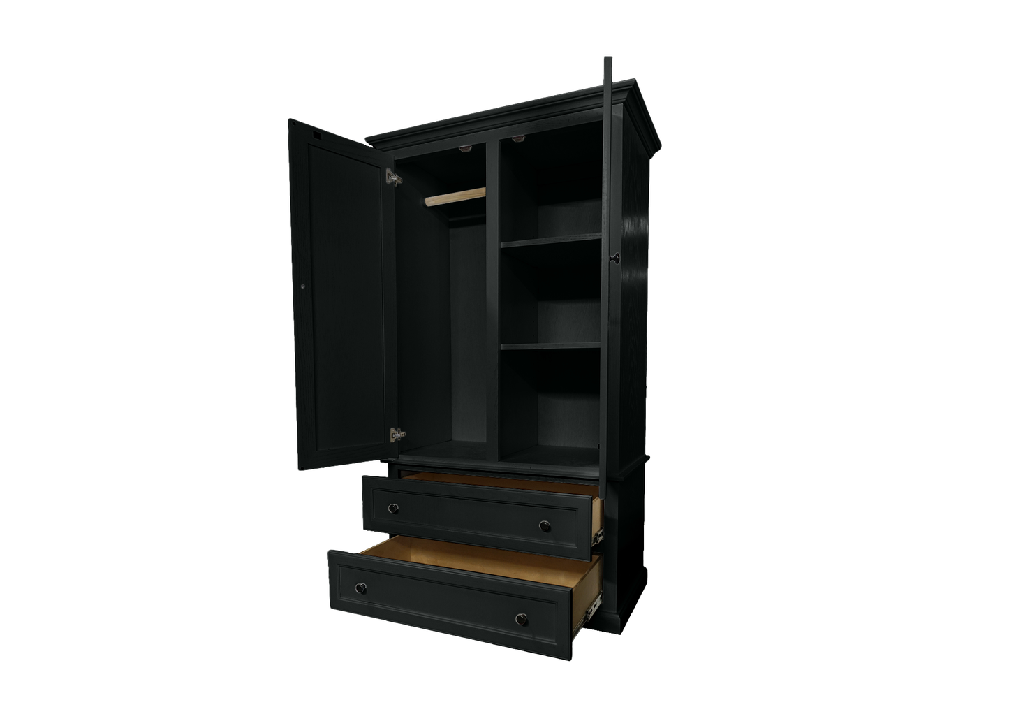 Modern Oak Solid Wood Wardrobe