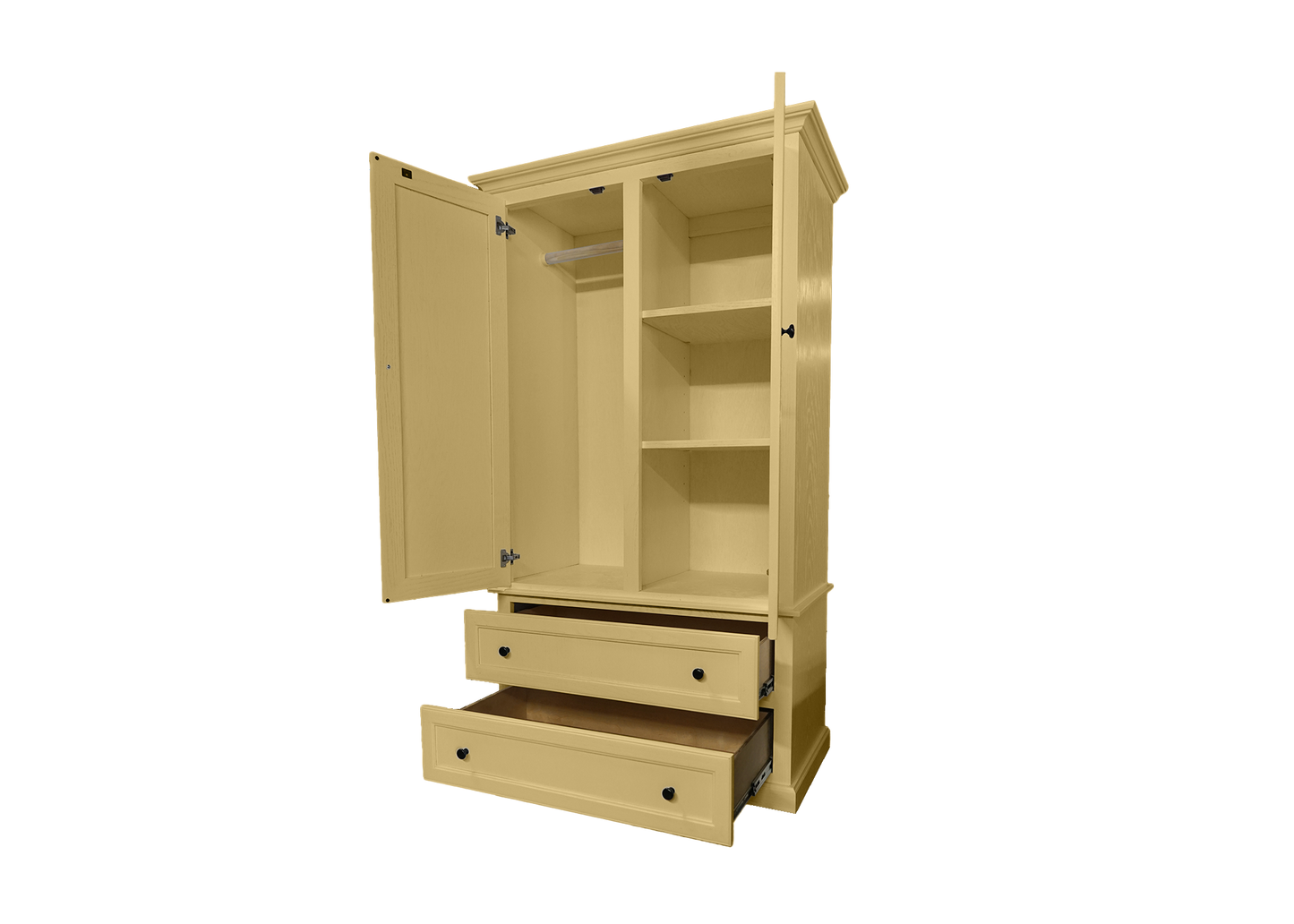 Modern Oak Solid Wood Wardrobe
