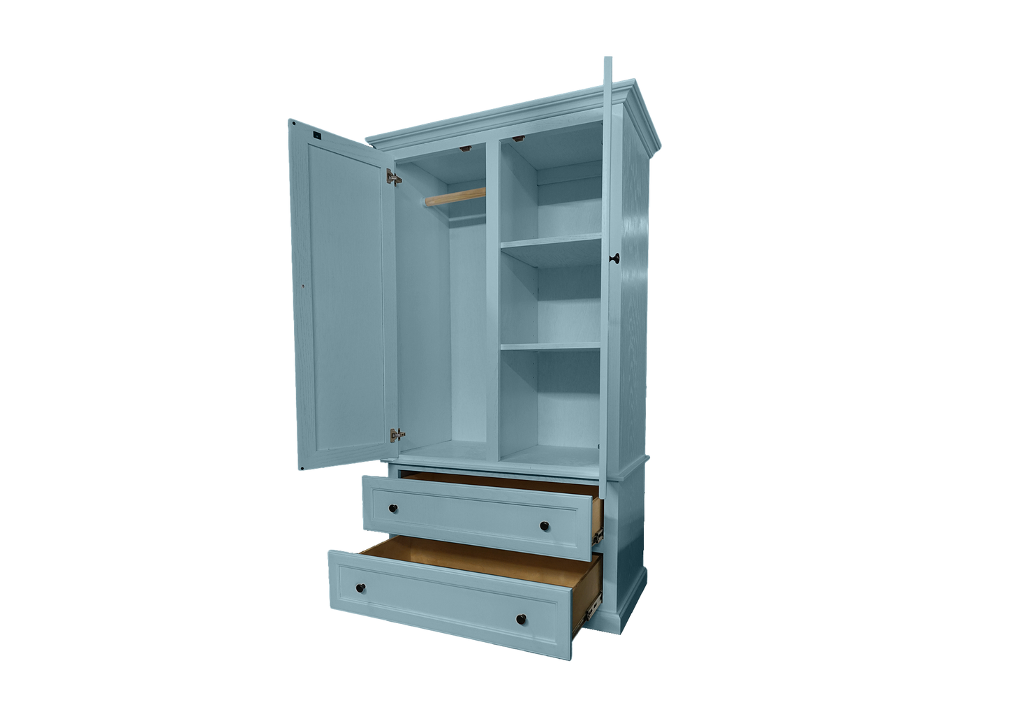Modern Oak Solid Wood Wardrobe