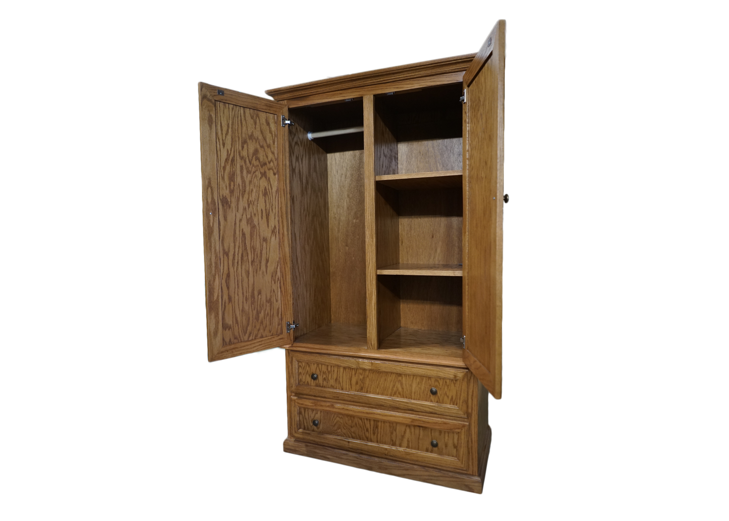 Modern Oak Solid Wood Wardrobe