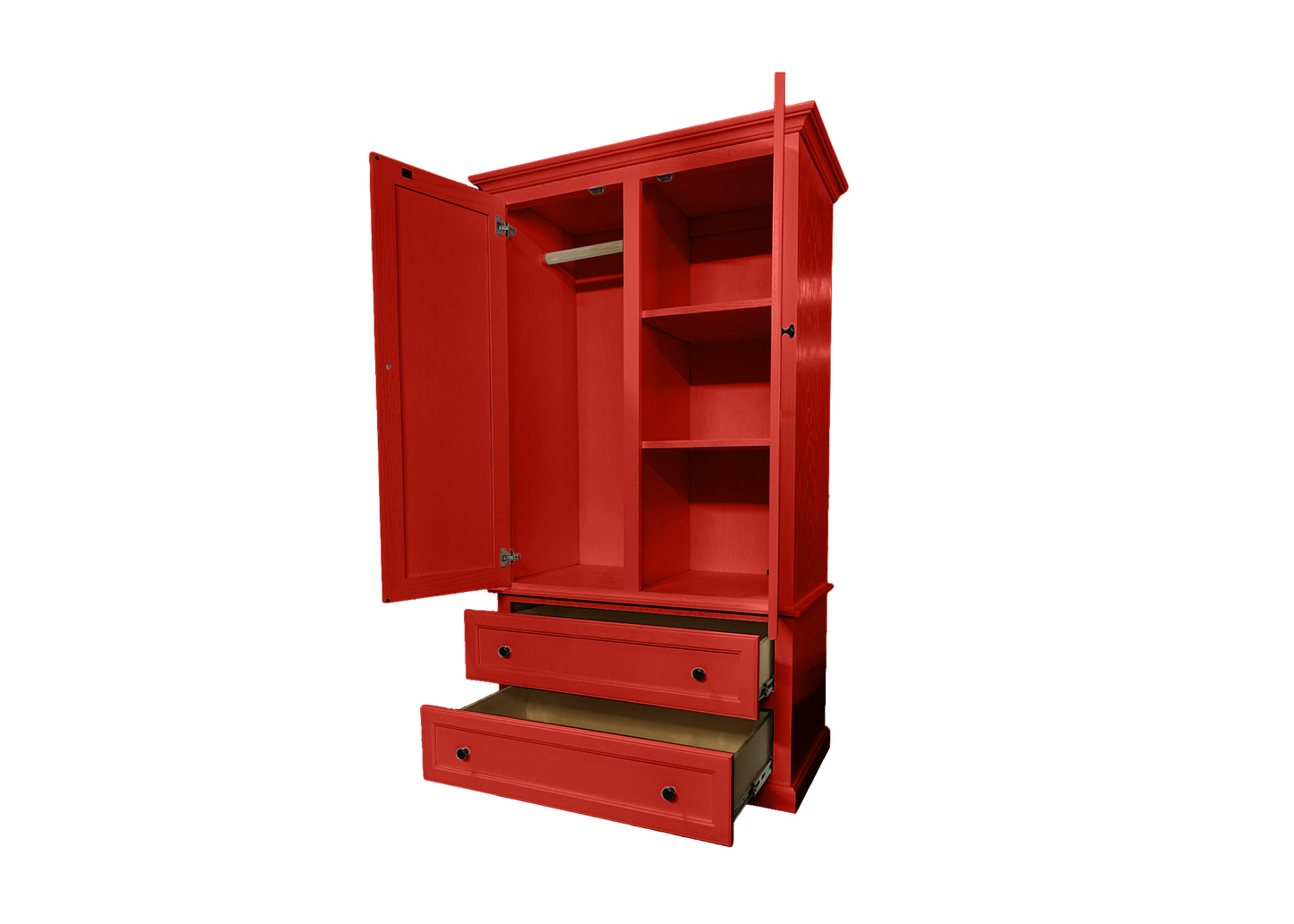 Modern Oak Solid Wood Wardrobe