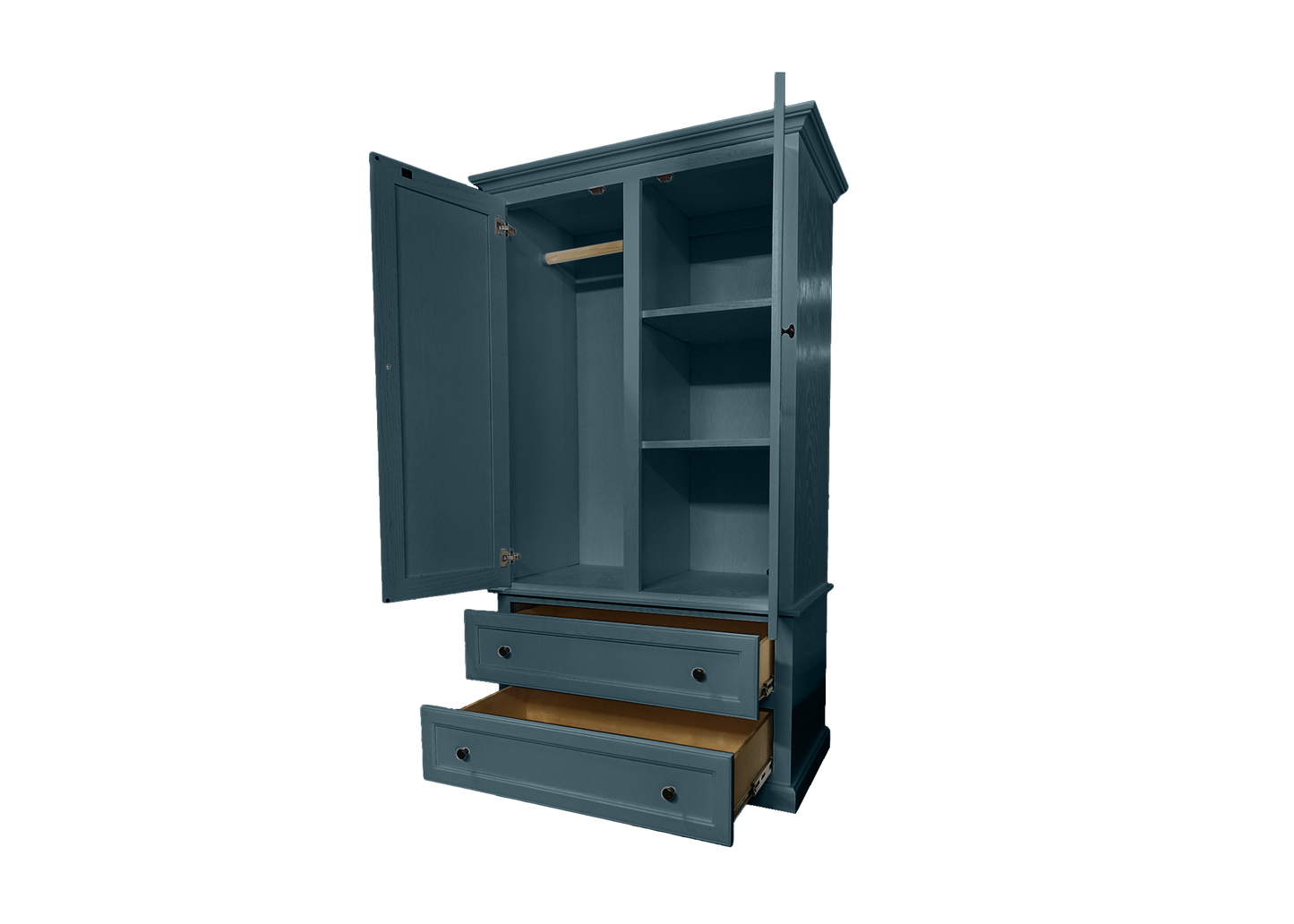 Modern Oak Solid Wood Wardrobe