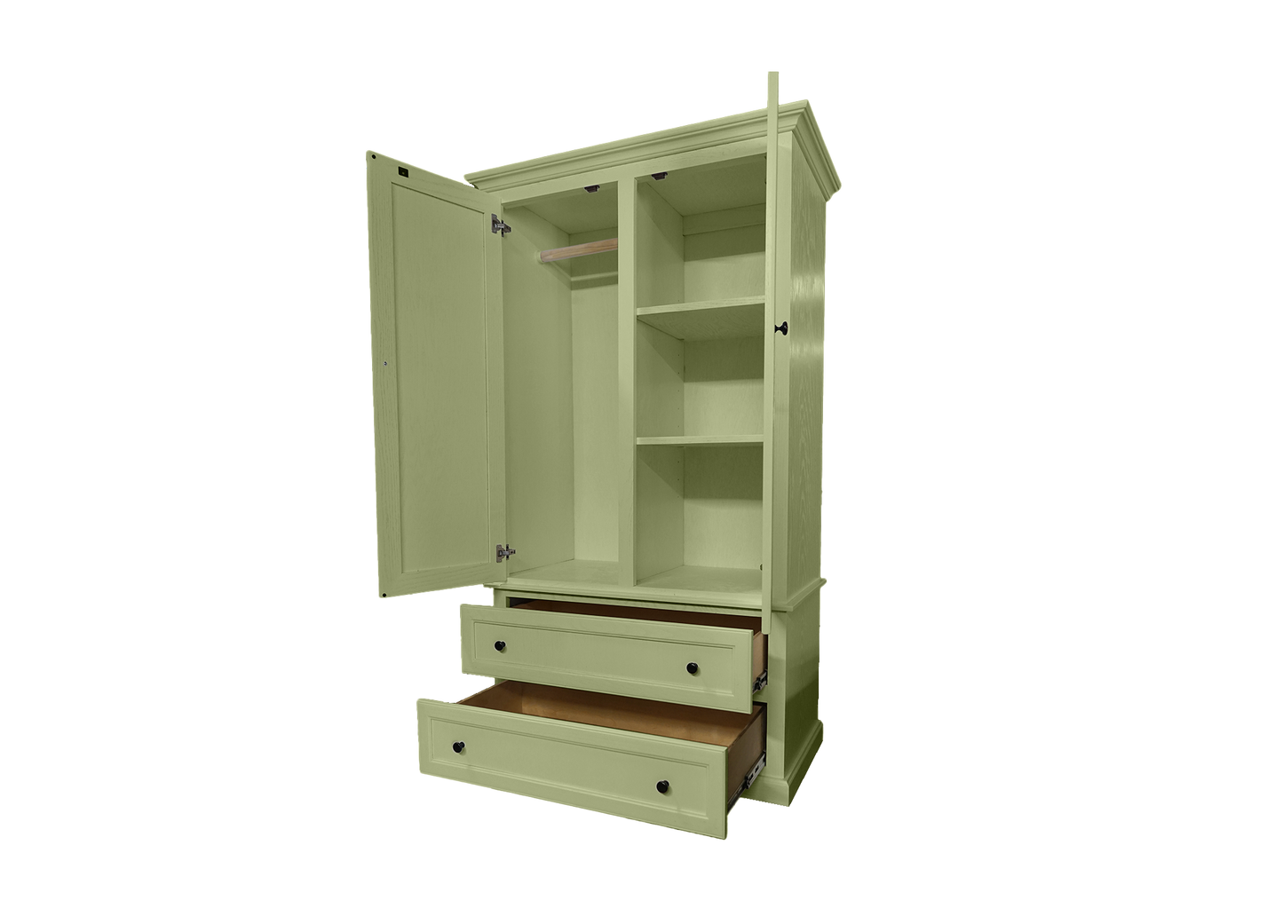 Modern Oak Solid Wood Wardrobe