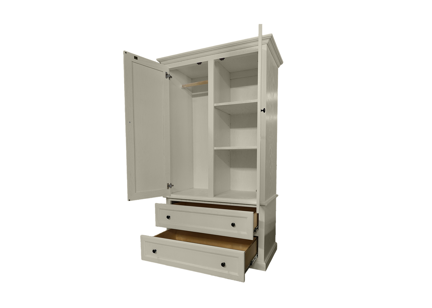 Modern Oak Solid Wood Wardrobe