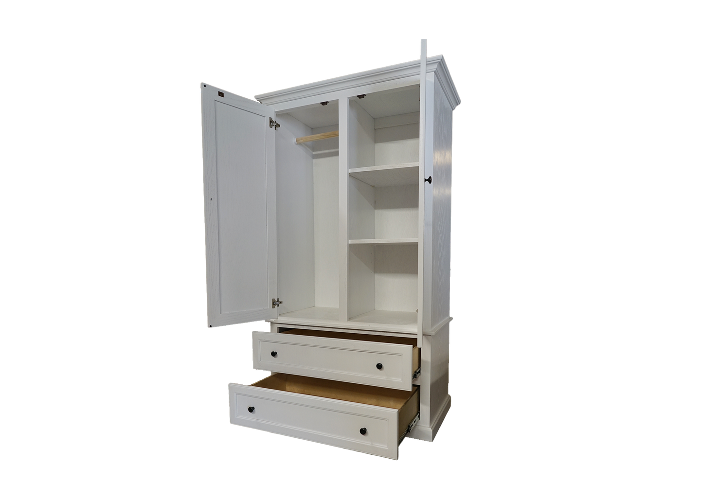 Modern Oak Solid Wood Wardrobe