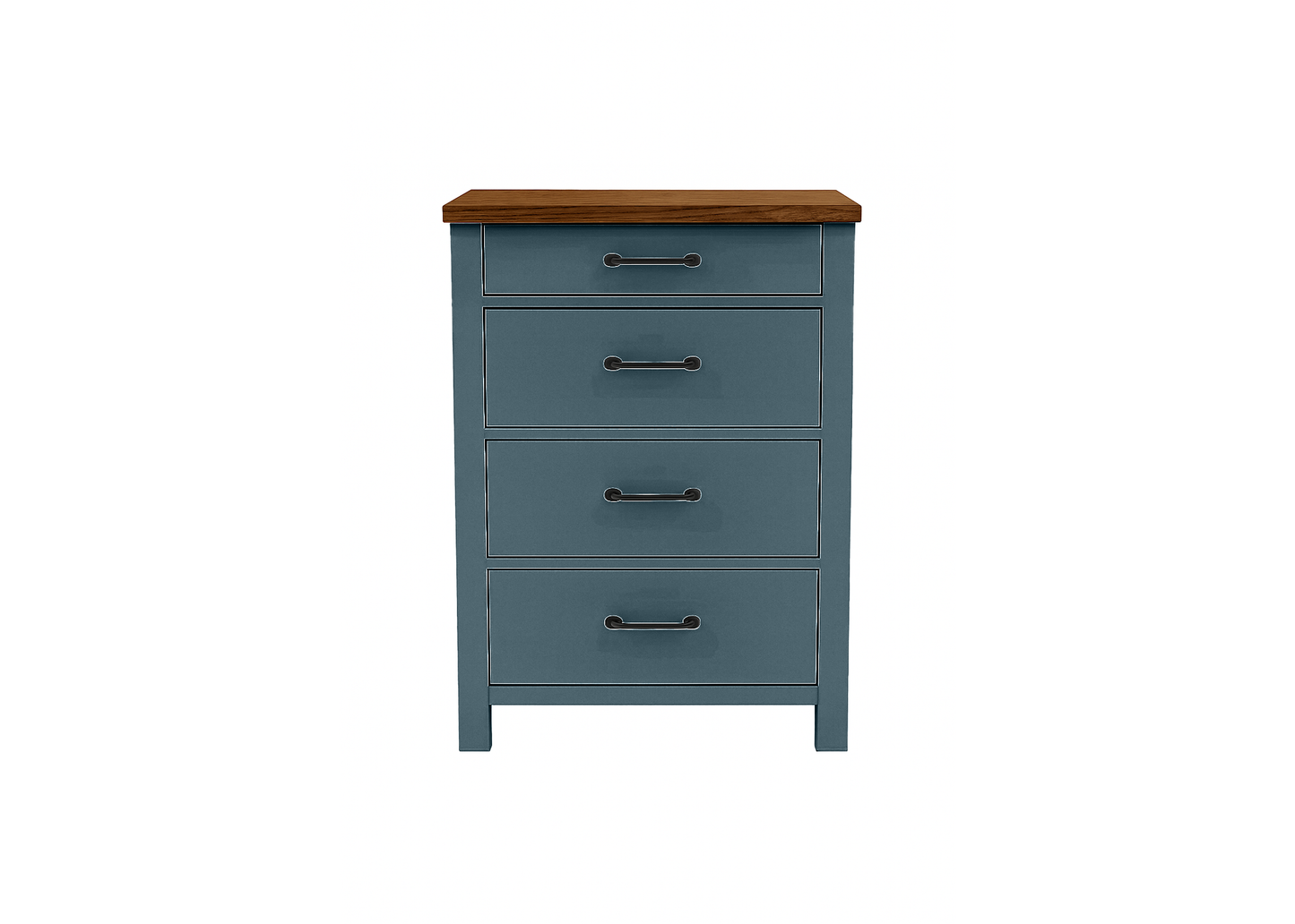 Modern Solid Wood Two Tone File Cabinet