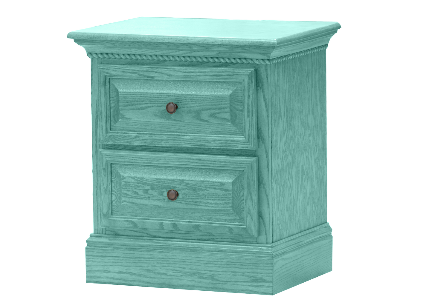 Premiere Solid Oak 2-Drawer Night Stand
