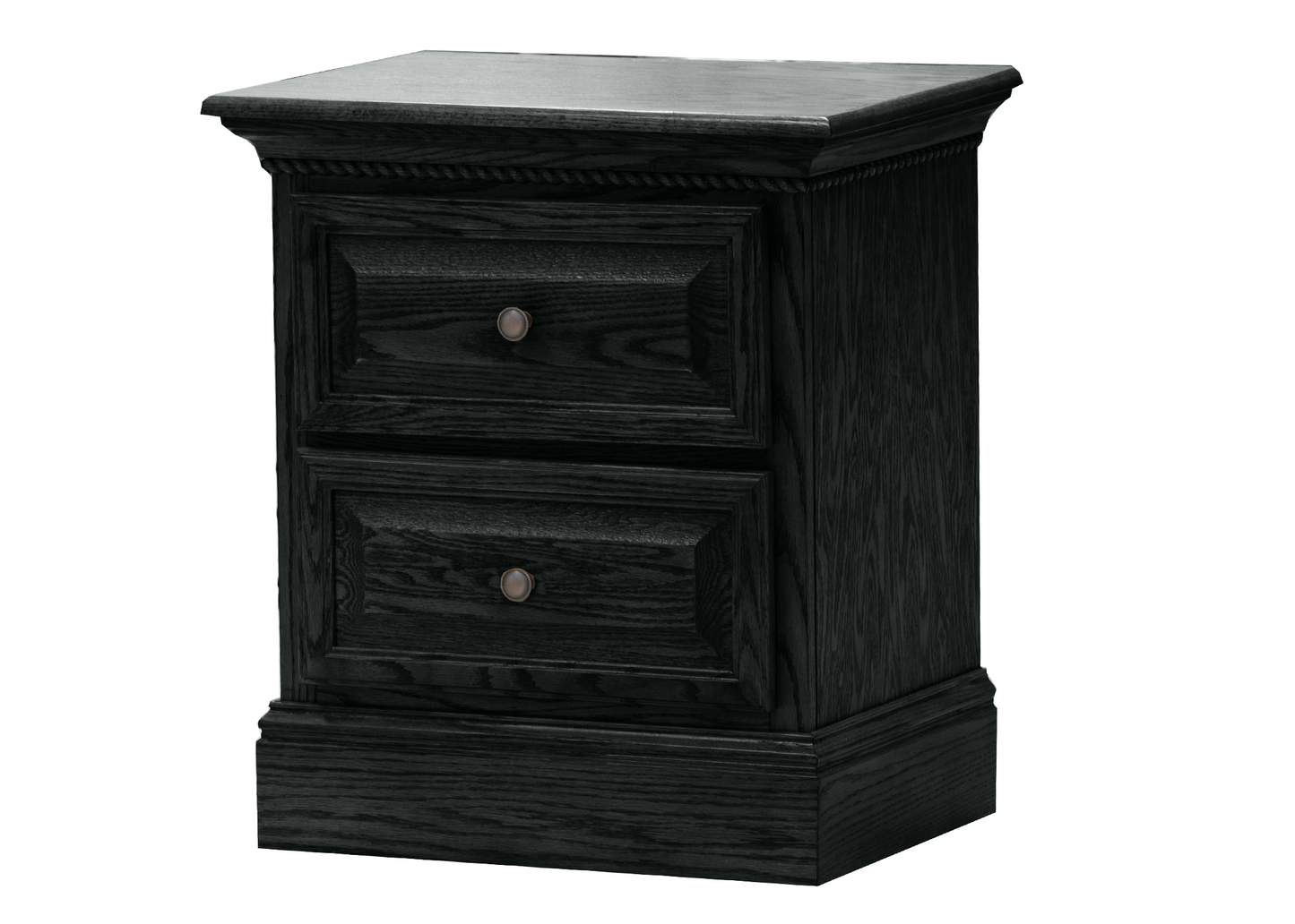 Premiere Solid Oak 2-Drawer Night Stand