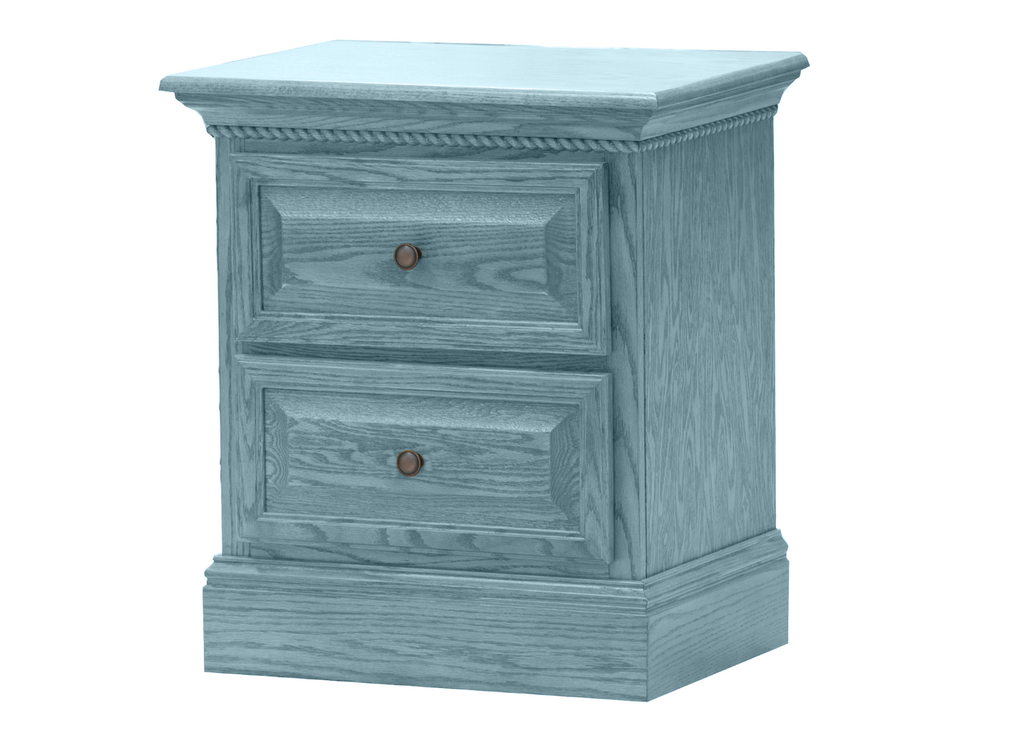 Premiere Solid Oak 2-Drawer Night Stand