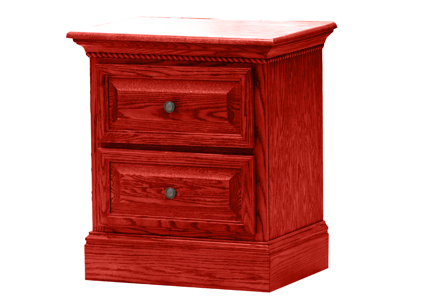 Premiere Solid Oak 2-Drawer Night Stand