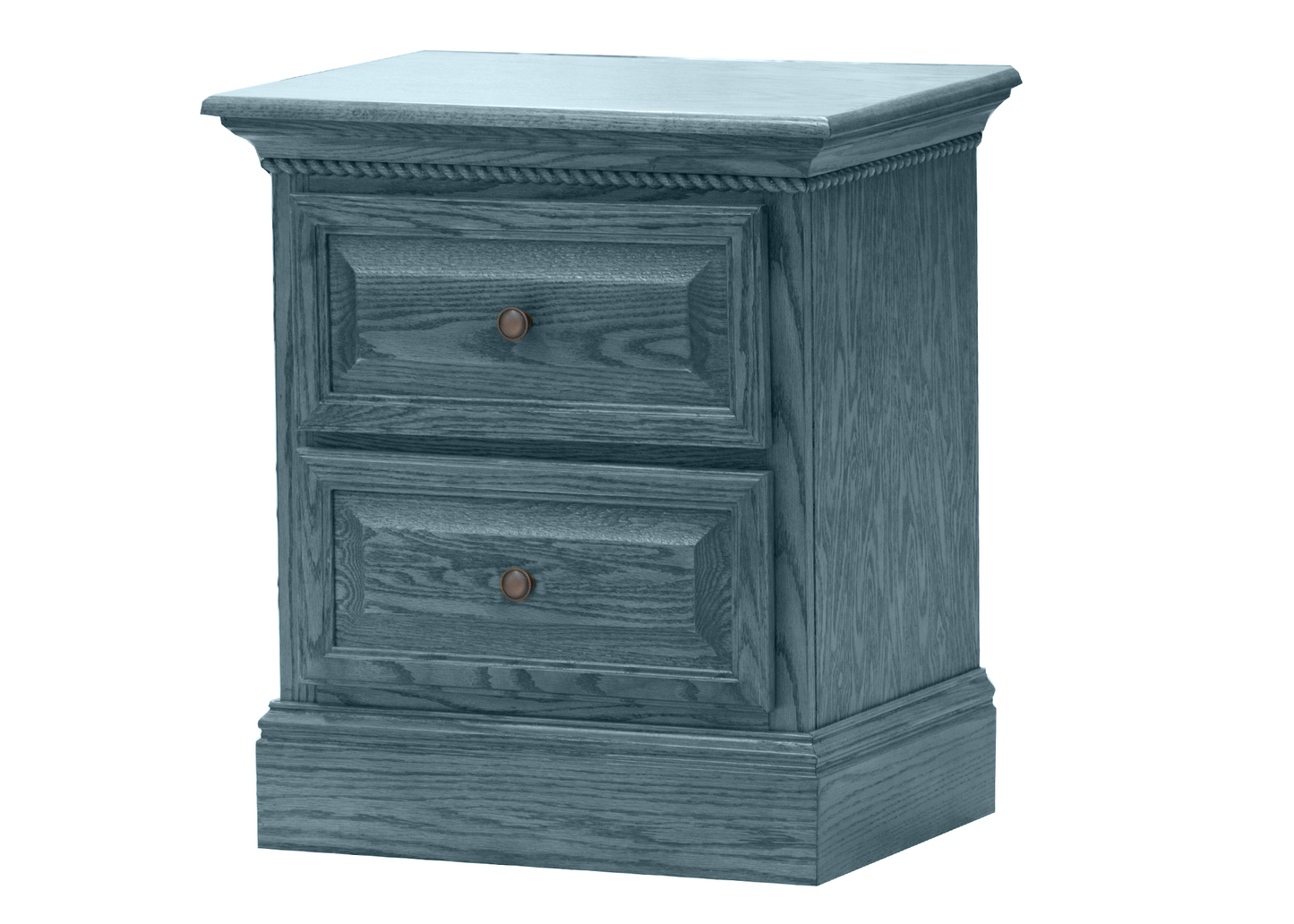 Premiere Solid Oak 2-Drawer Night Stand