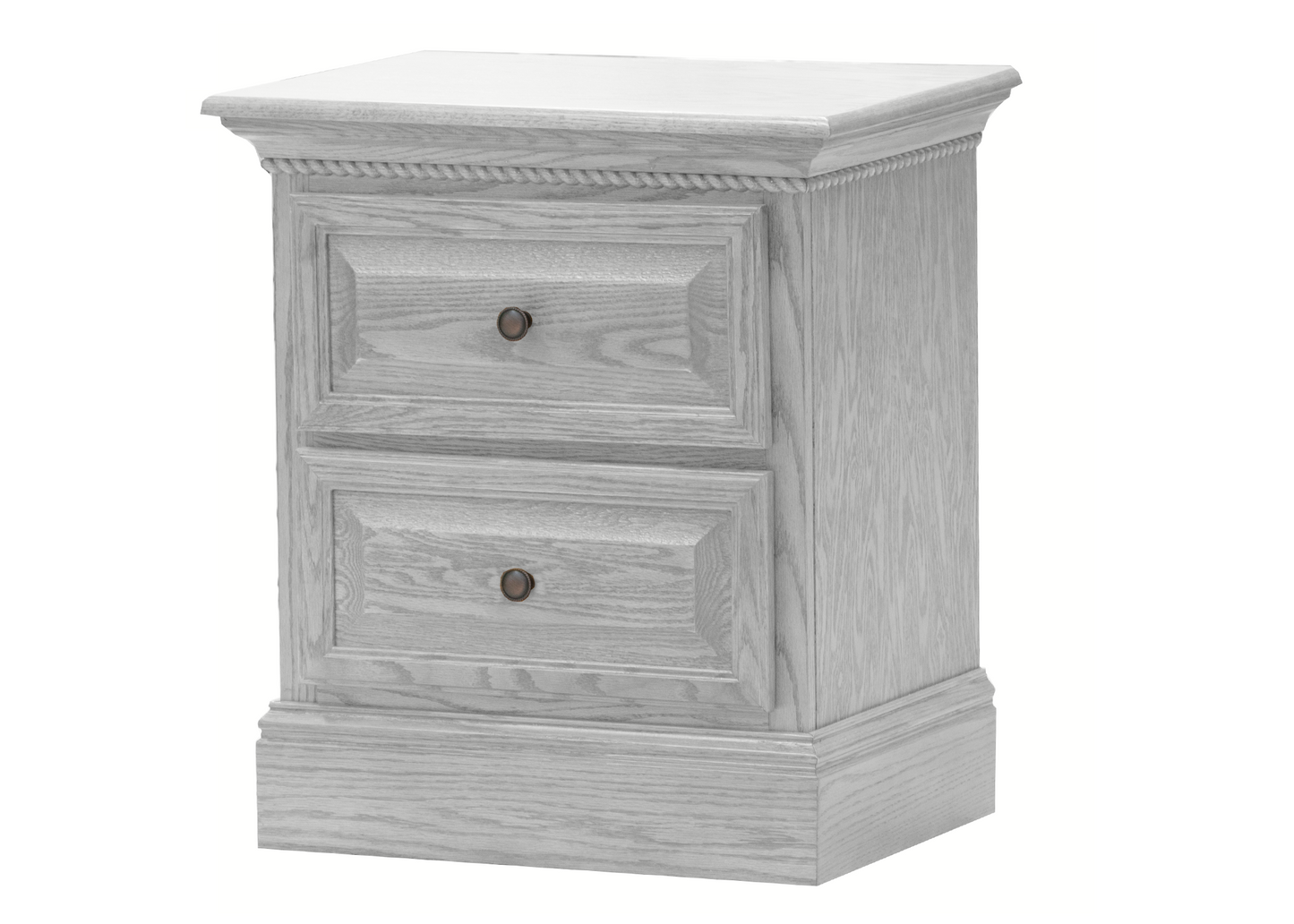 Premiere Solid Oak 2-Drawer Night Stand