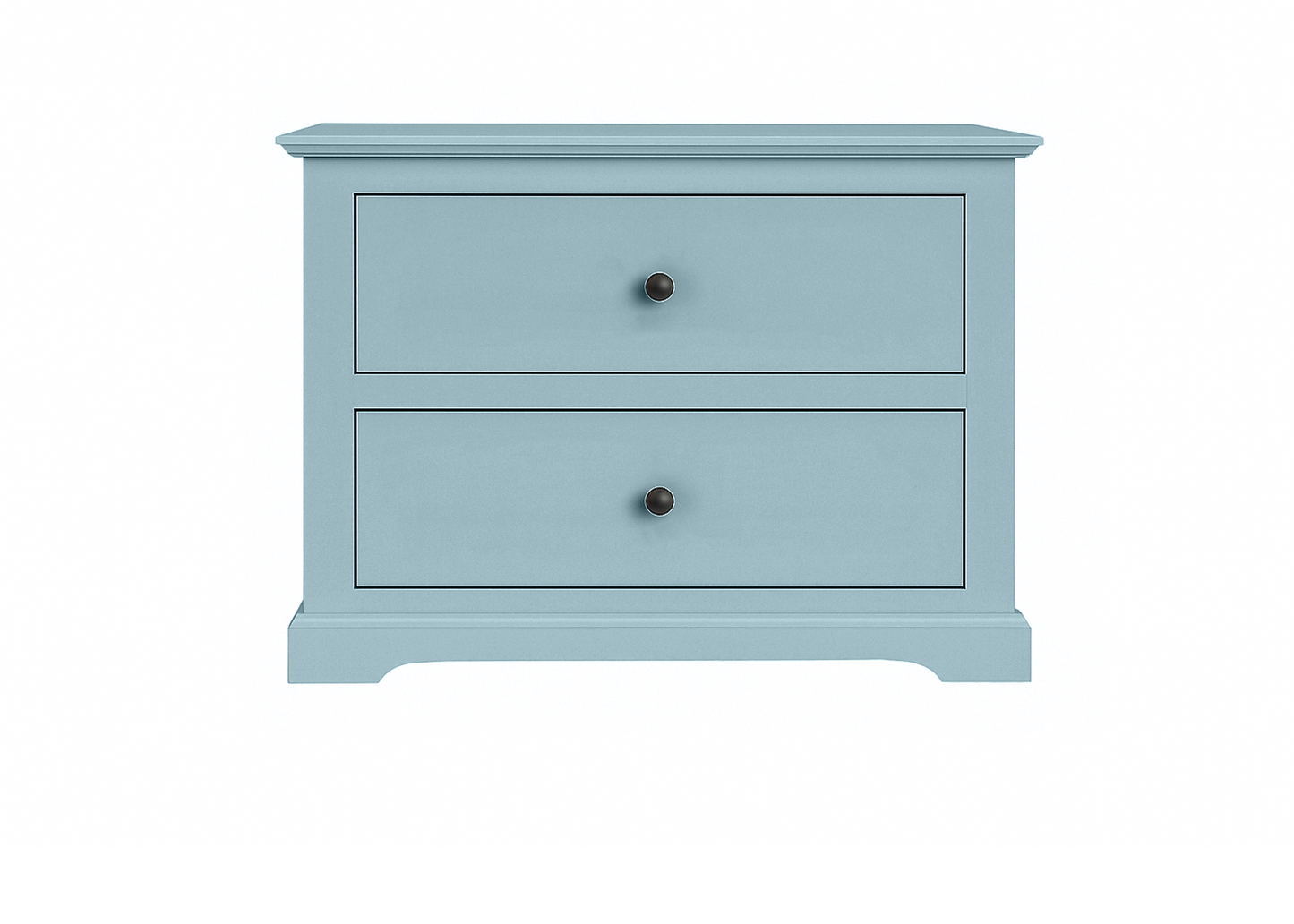 Savannah Traditional Solid Wood 2-Drawer Nightstand