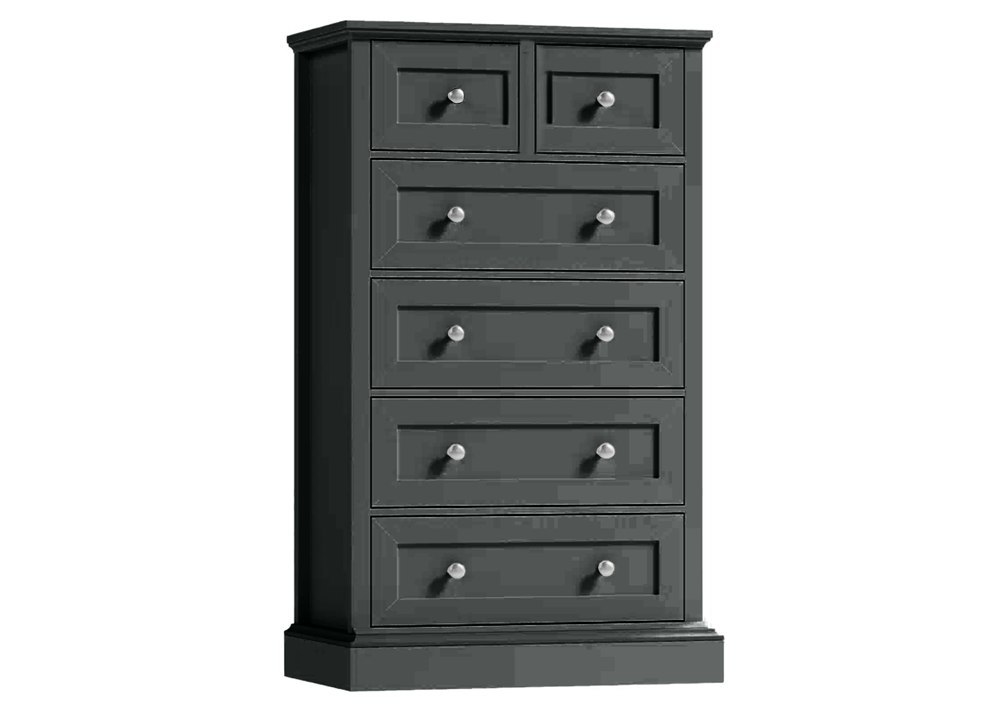 Modern Solid Wood 6 Drawer Dresser