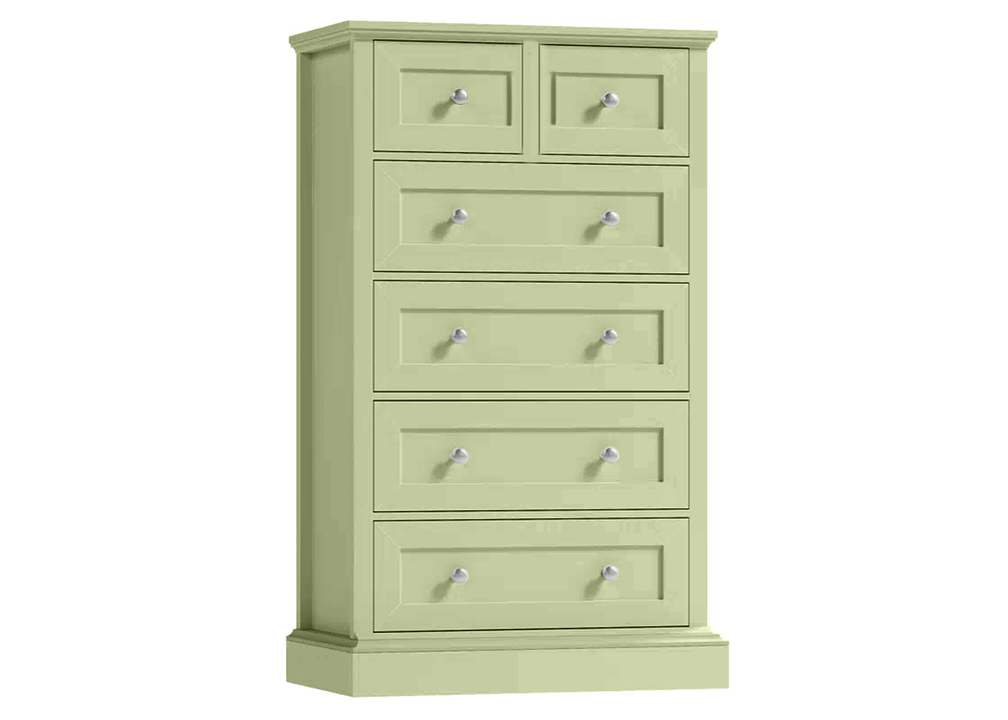 Modern Solid Wood 6 Drawer Dresser