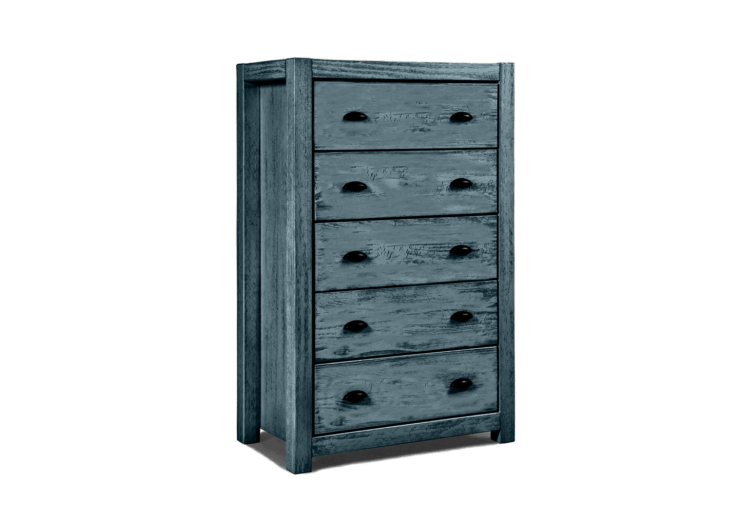 Modern Farmhouse Solid Wood 5 Drawer Chest