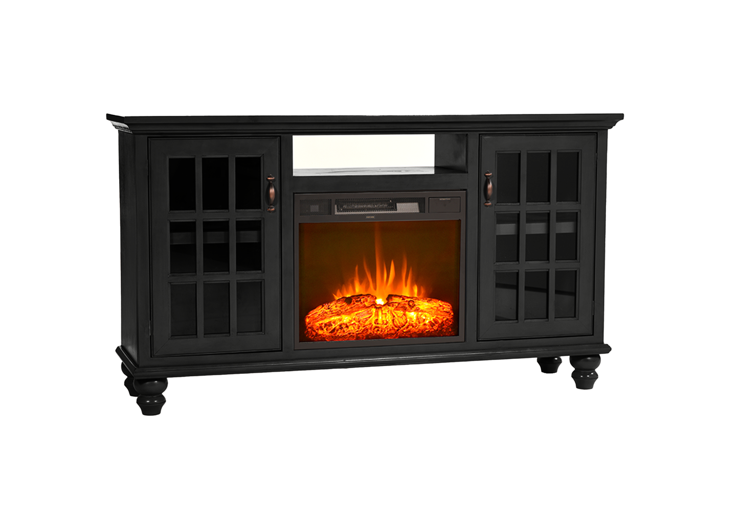 Modern Country Solid Wood Fireplace