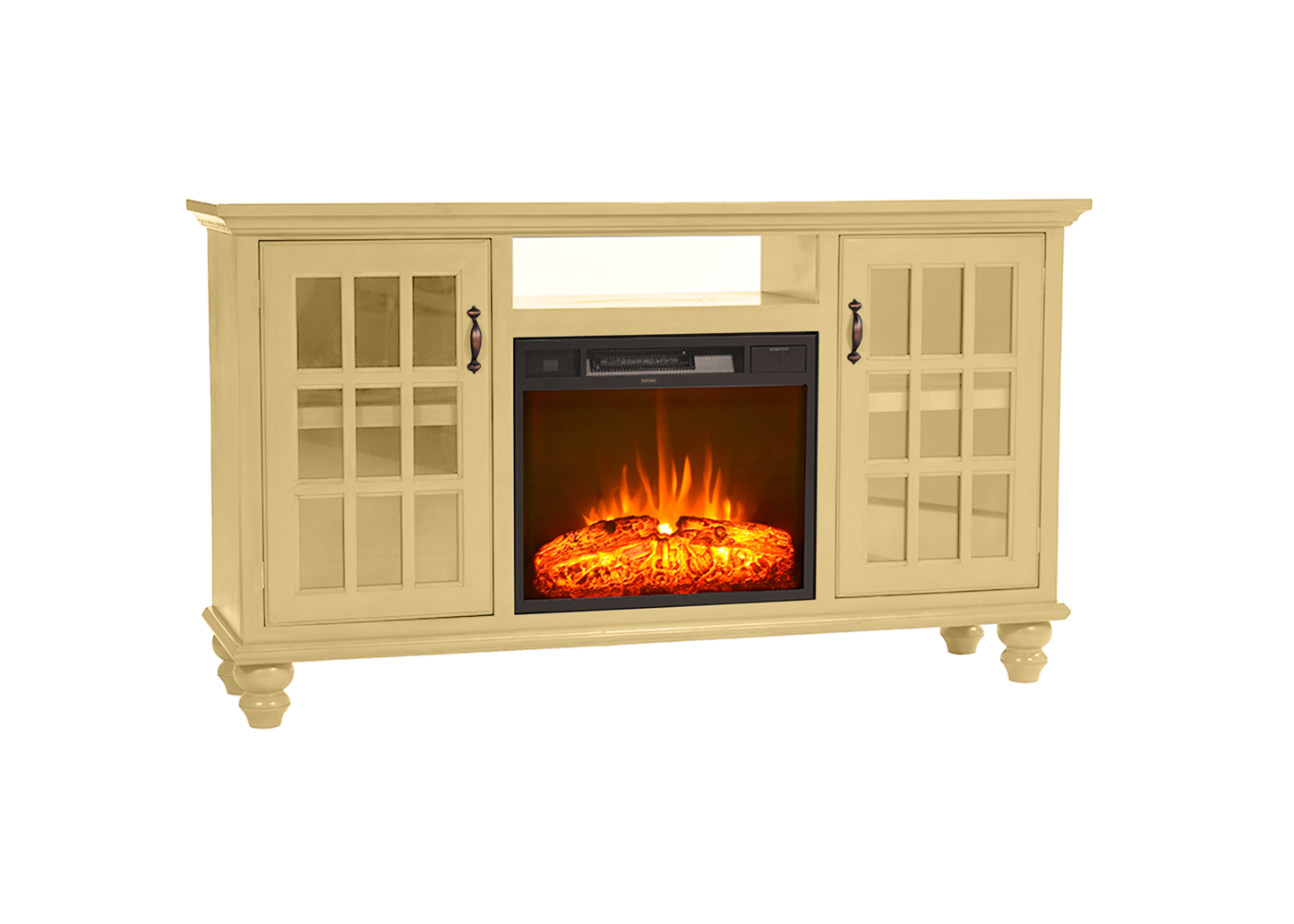 Modern Country Solid Wood Fireplace
