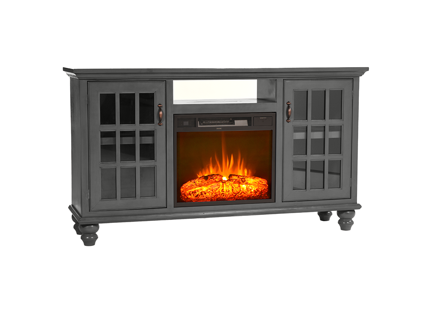 Modern Country Solid Wood Fireplace