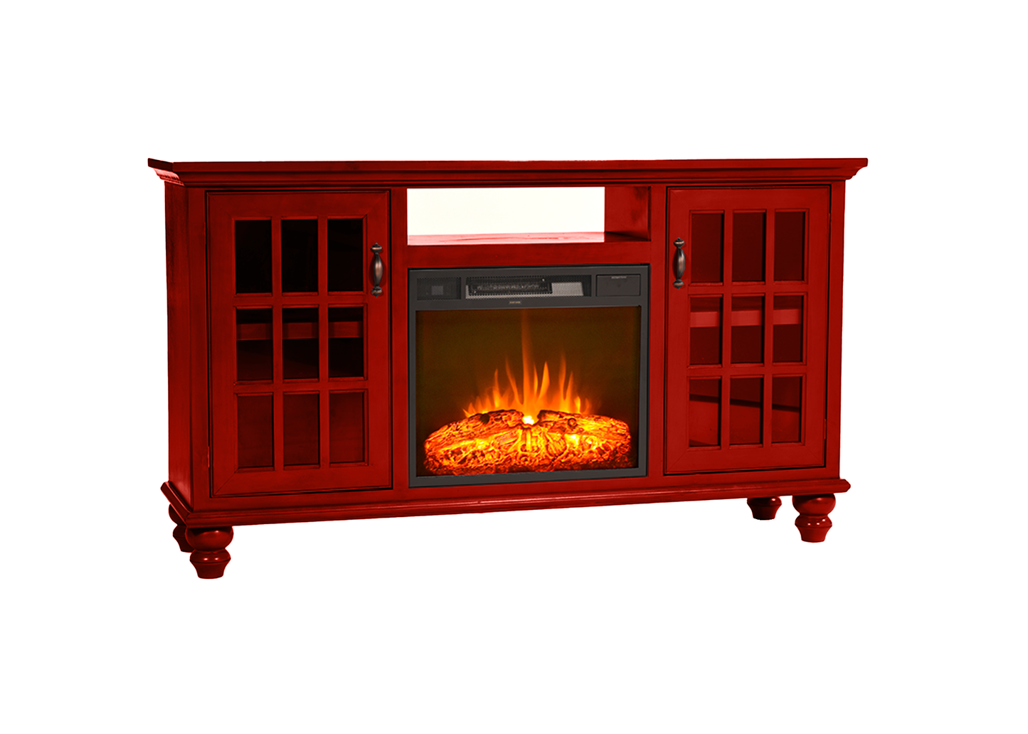 Modern Country Solid Wood Fireplace