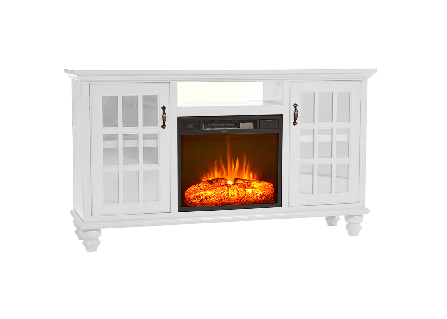 Modern Country Solid Wood Fireplace