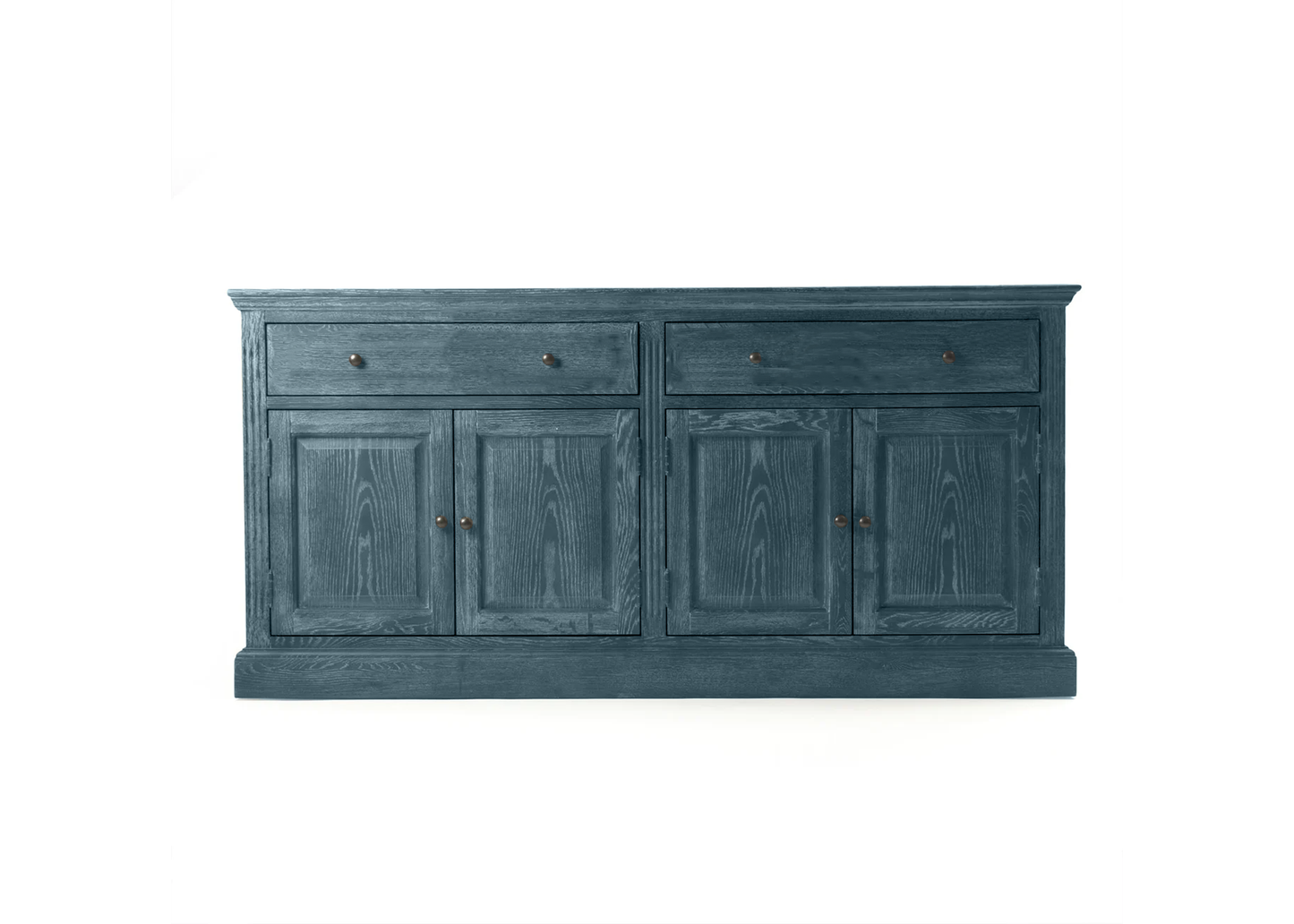 70" Traditional Solid Oak Wood Sideboard Buffet