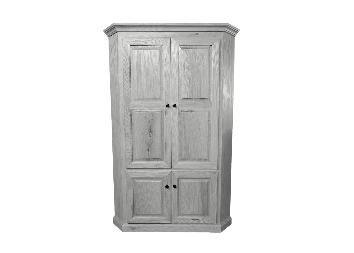 Classic Oak Corner Solid Wood Kitchen Pantry