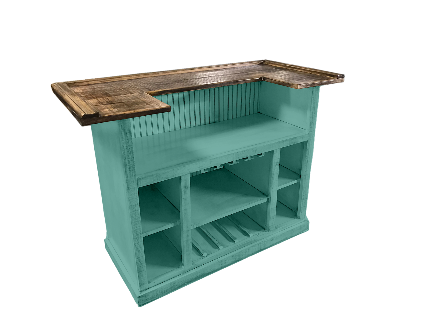 Farmhouse Solid Wood Home Bar