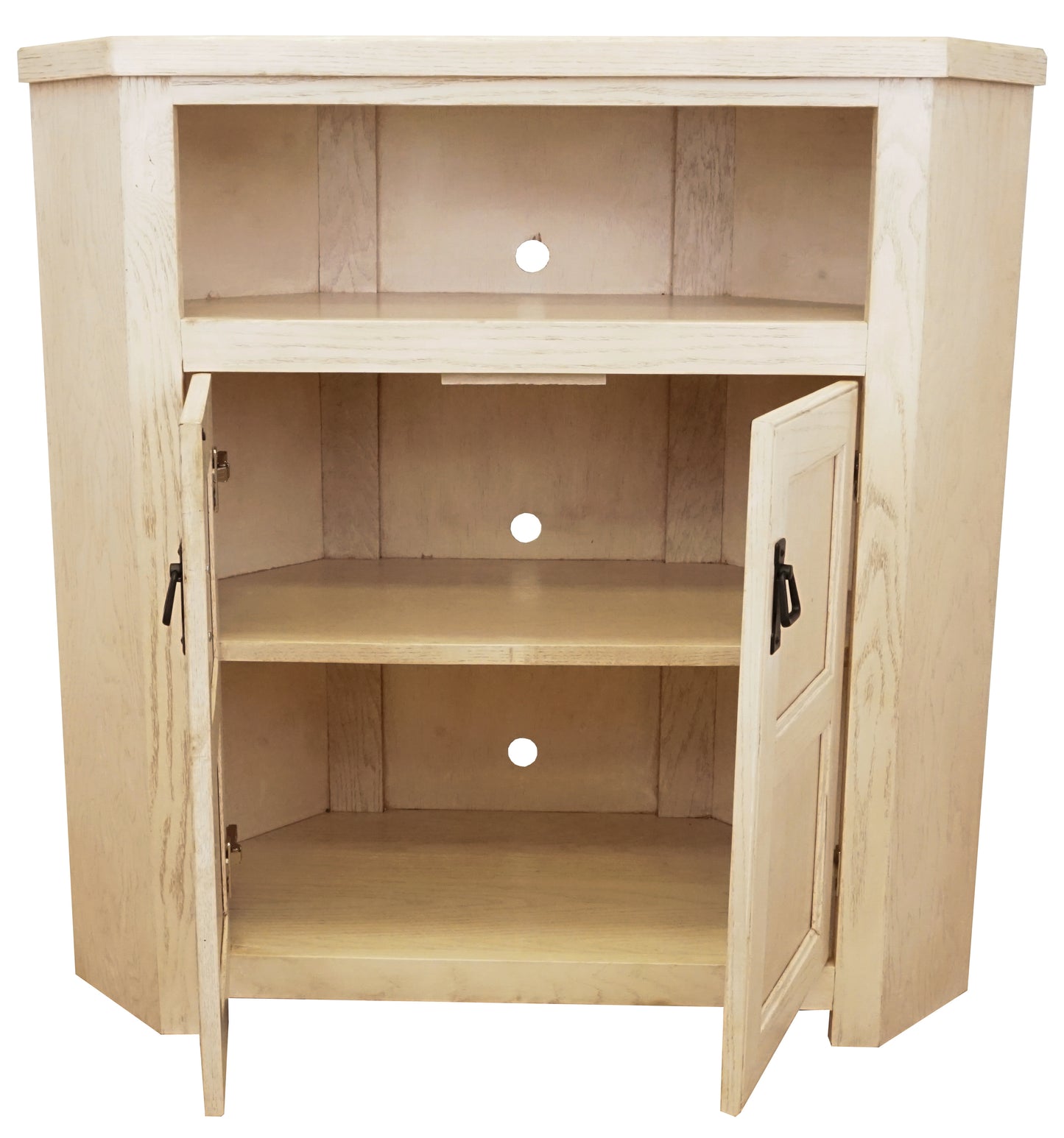 Tall Mission 41" Wide Corner TV Console