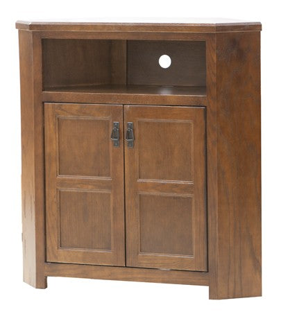Tall Mission 41" Wide Corner TV Console