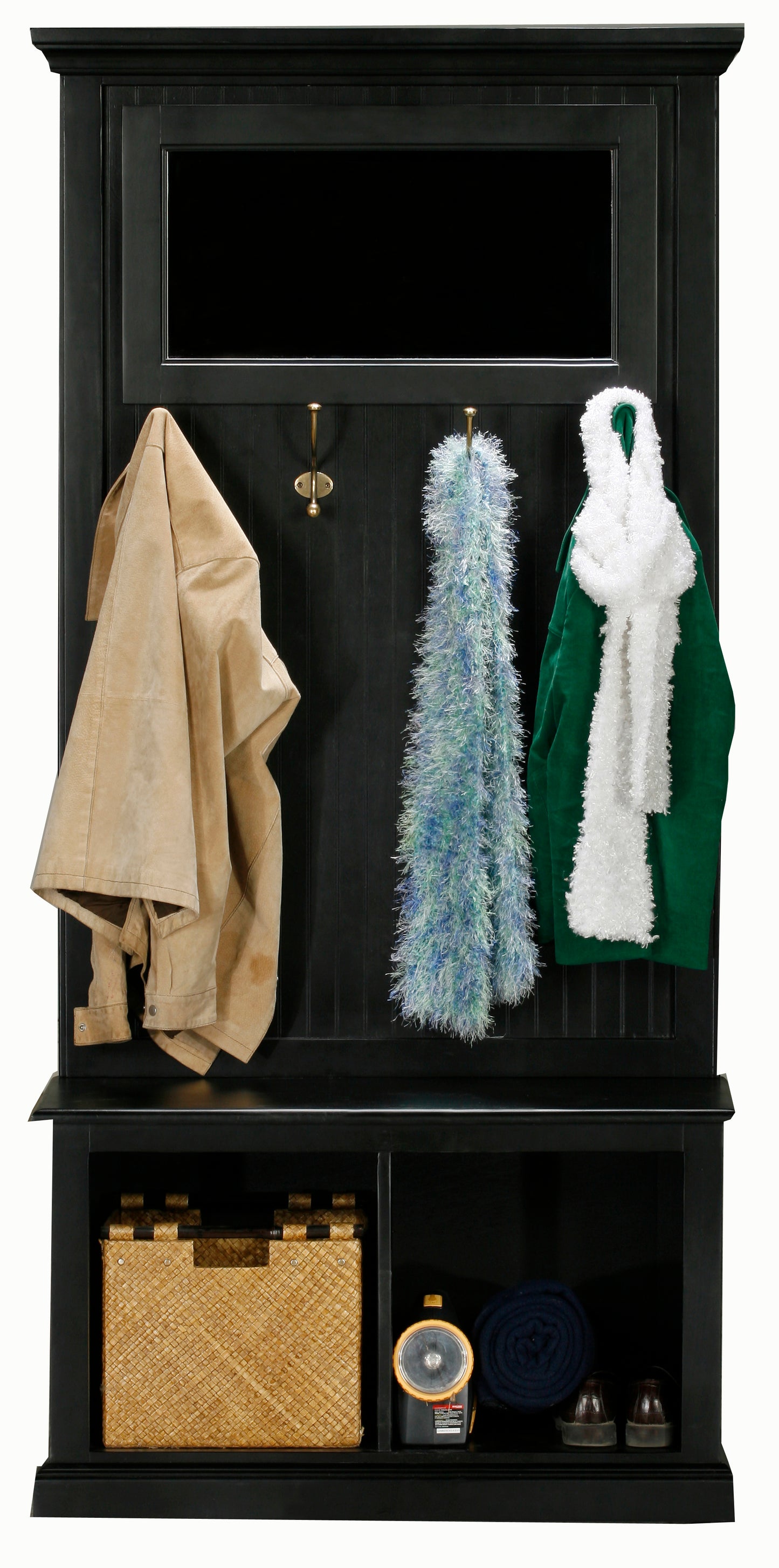 Coastal Hall Tree eagle furniture black front