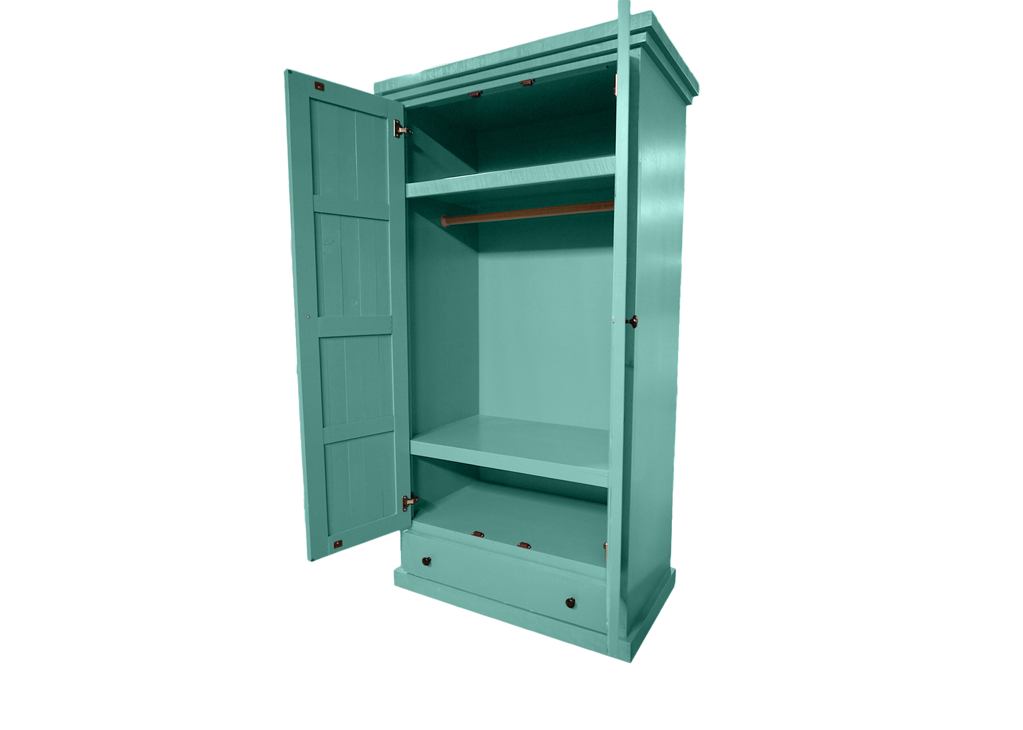 Farmhouse Solid Wood Wardrobe Armoire