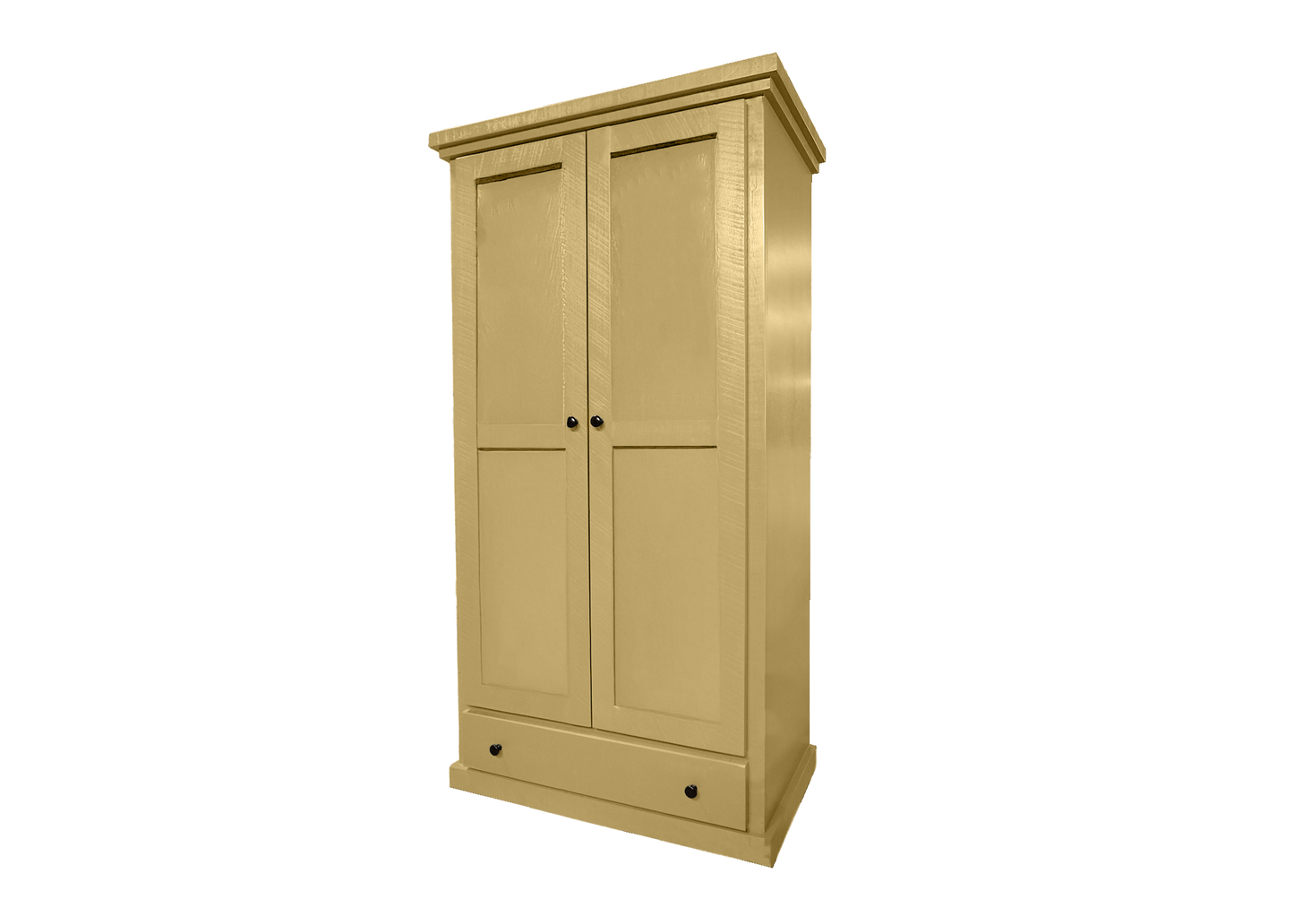 Farmhouse Solid Wood Wardrobe Armoire