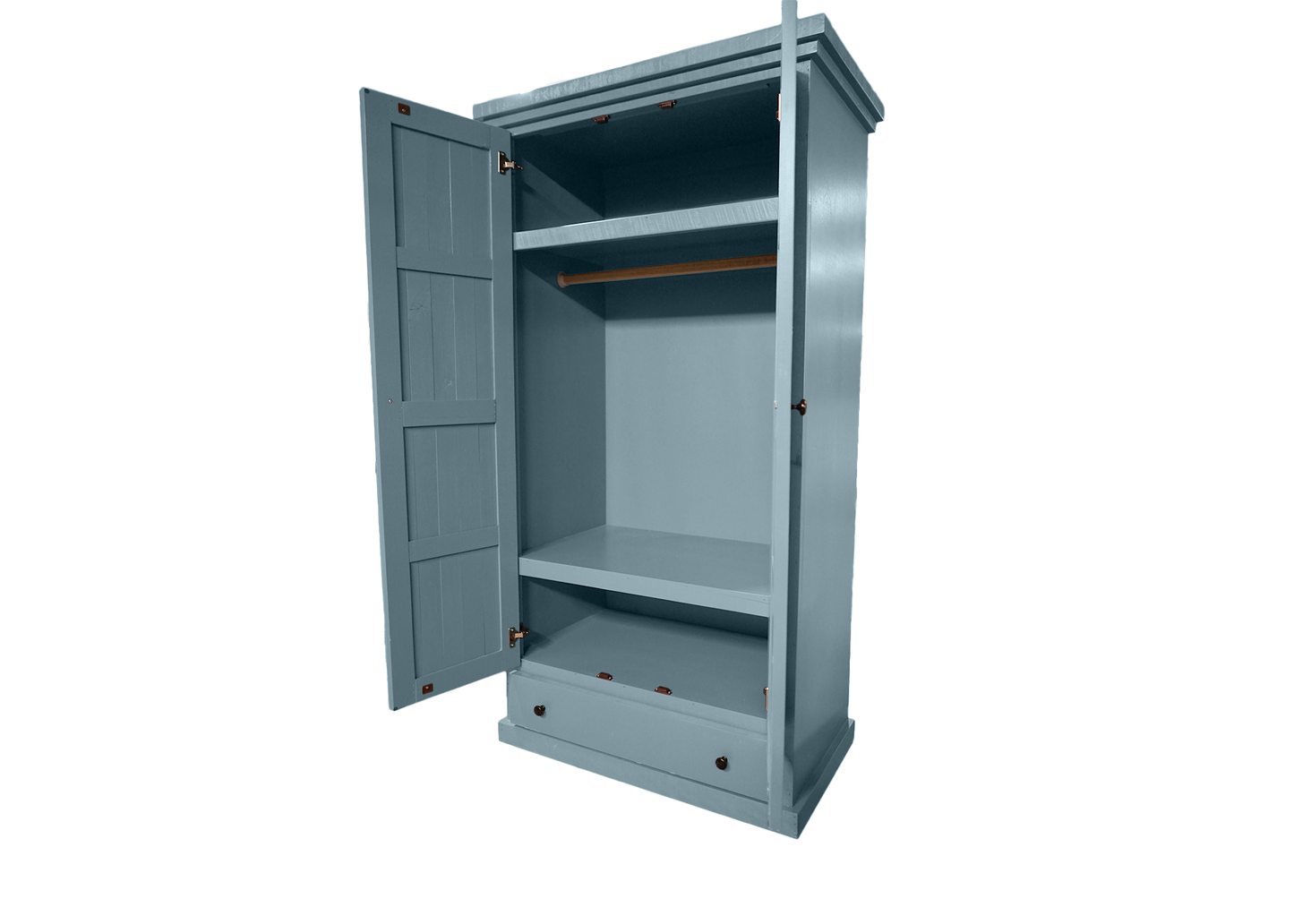 Farmhouse Solid Wood Wardrobe Armoire