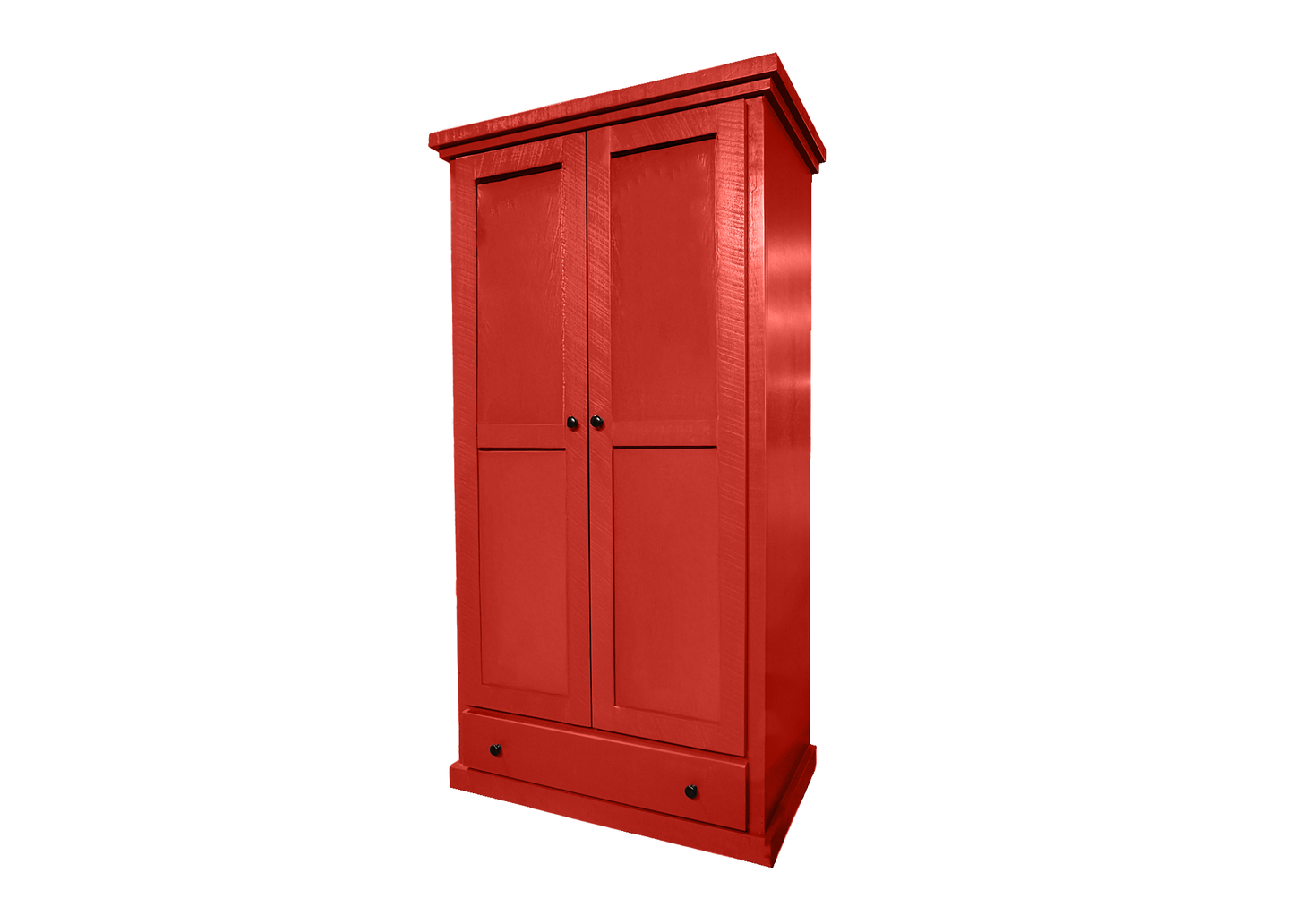 Farmhouse Solid Wood Wardrobe Armoire