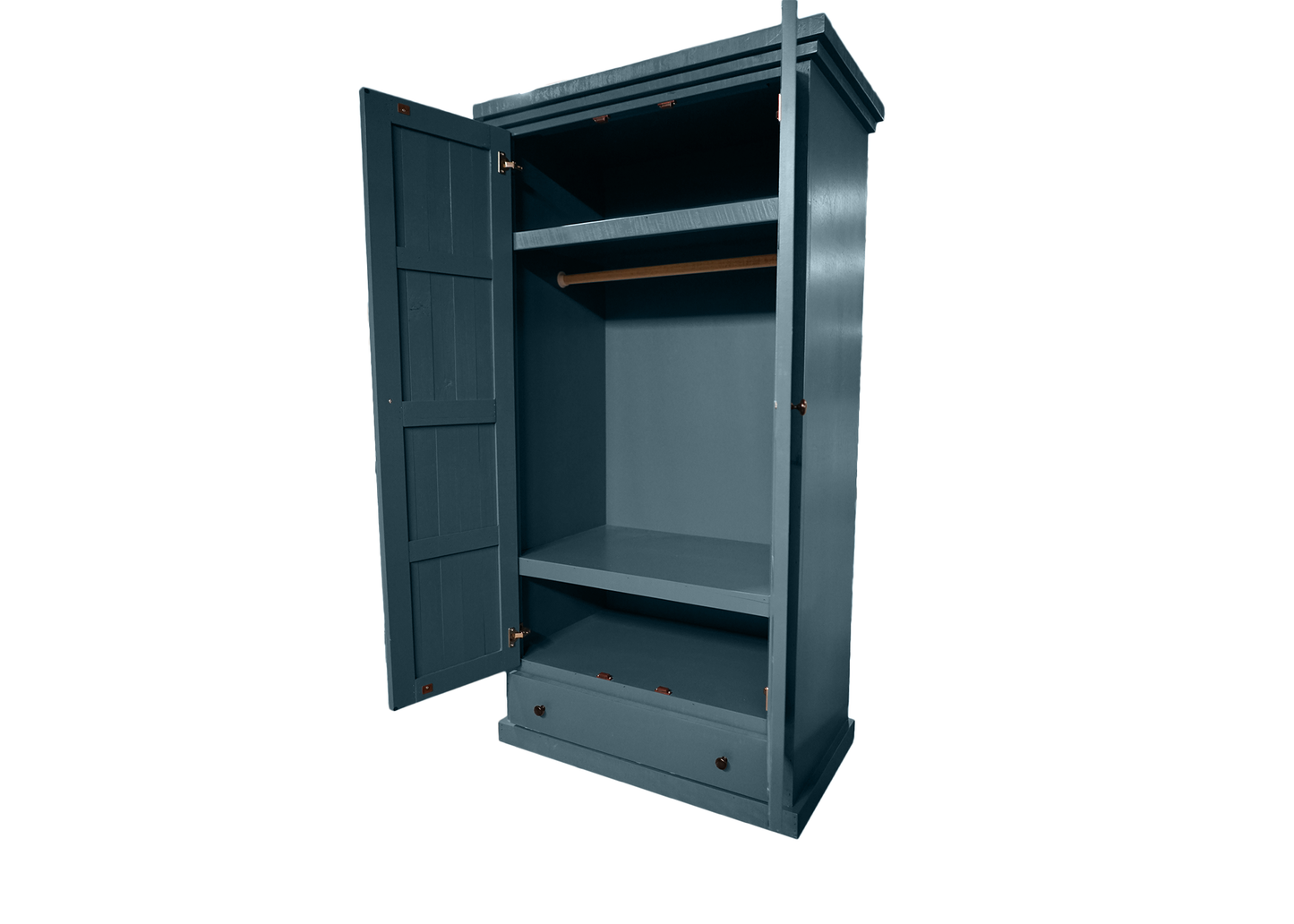 Farmhouse Solid Wood Wardrobe Armoire