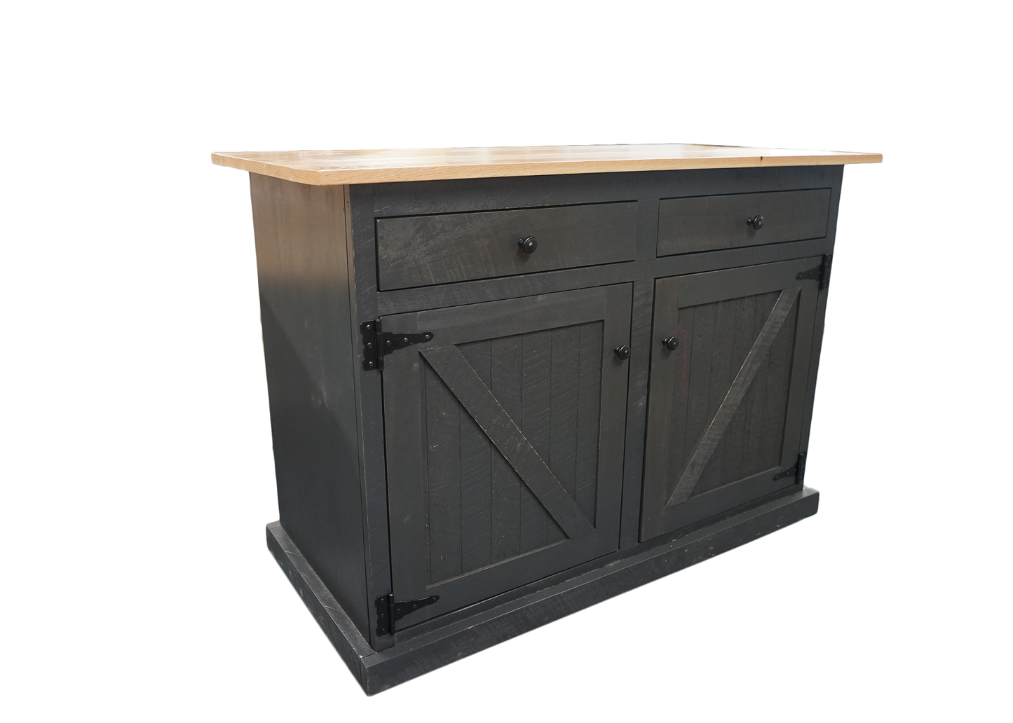 Farmhouse Solid Wood Kitchen Island