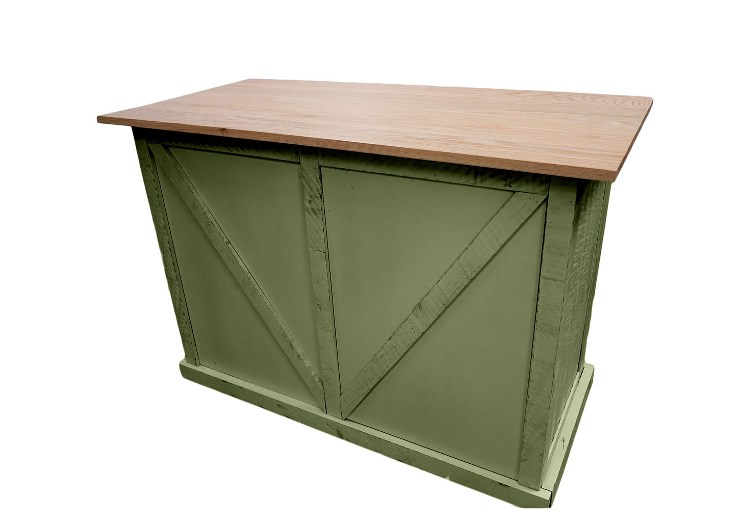Farmhouse Solid Wood Kitchen Island
