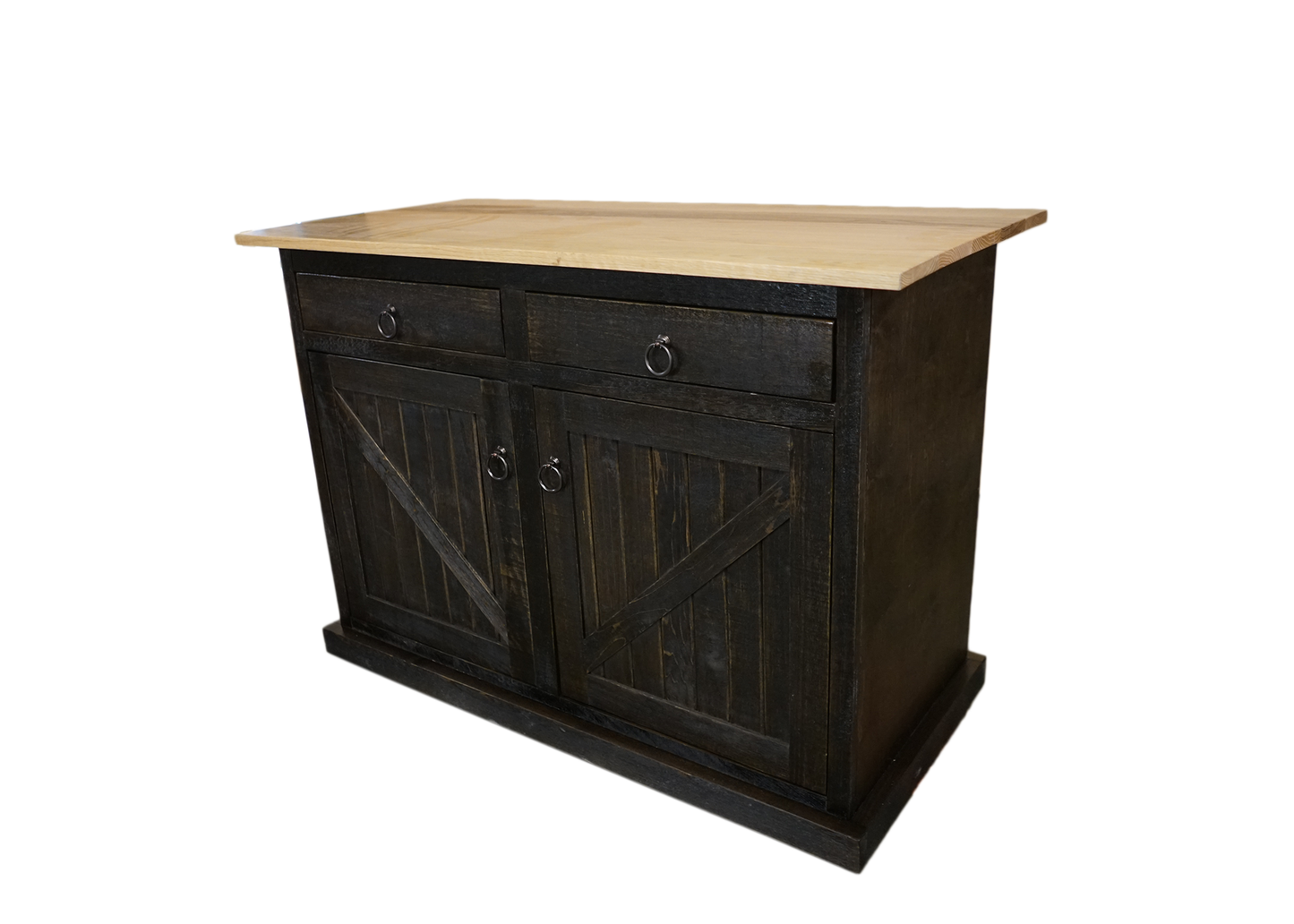Farmhouse Solid Wood Kitchen Island