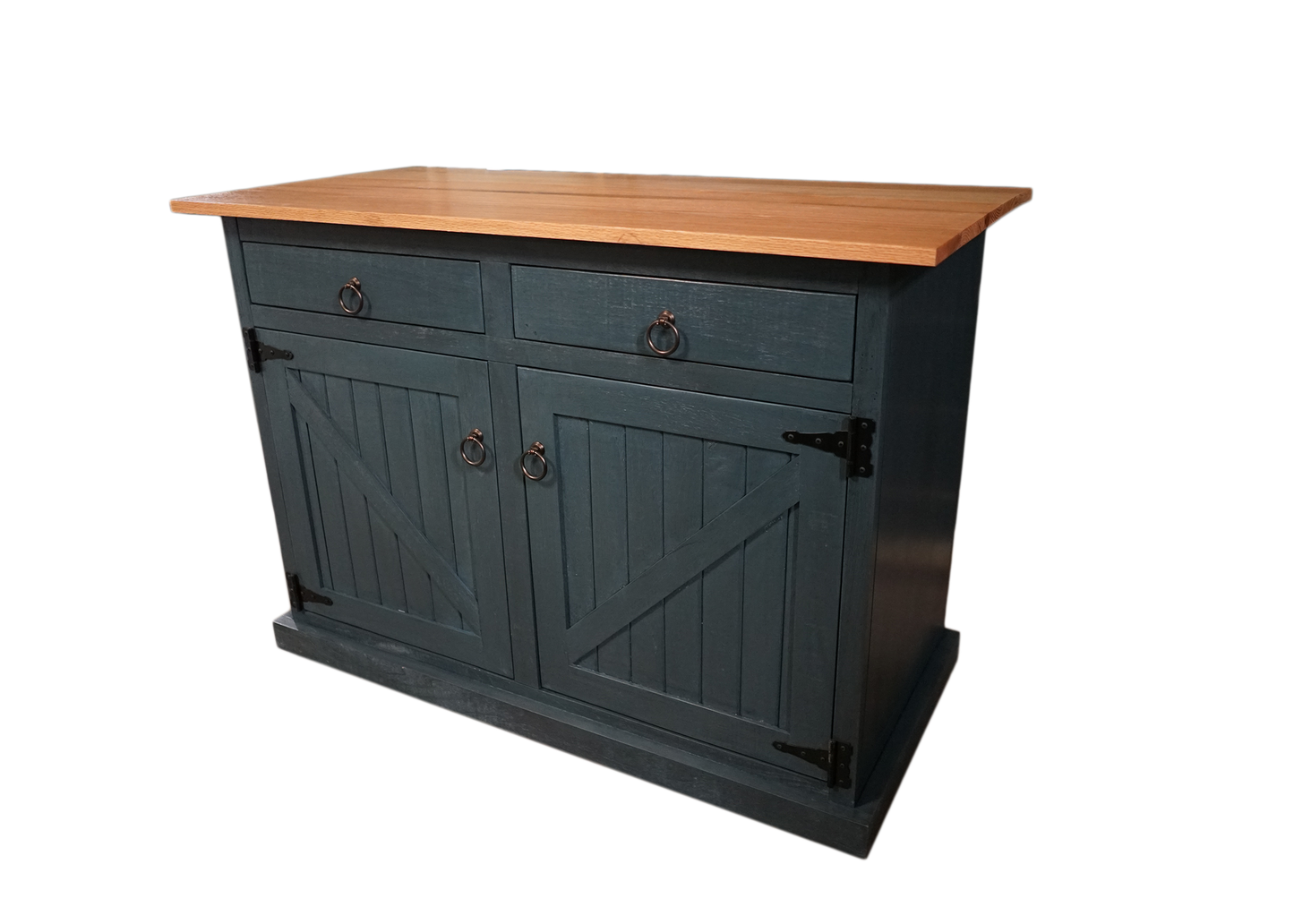 Farmhouse Solid Wood Kitchen Island