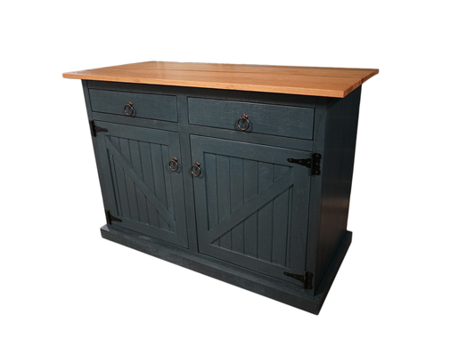 Farmhouse Solid Wood Kitchen Island