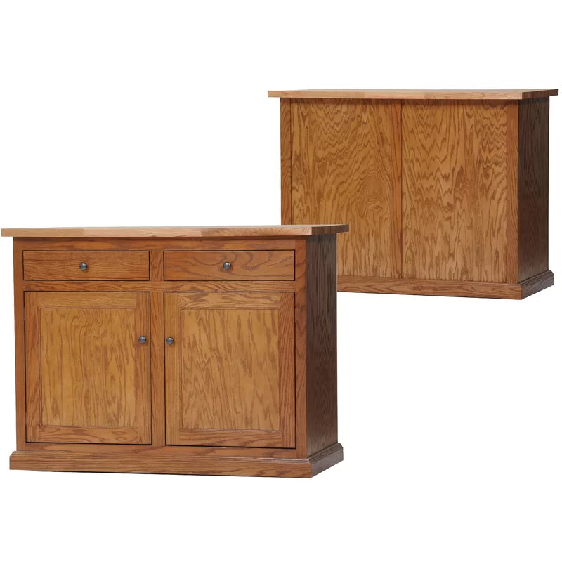 Traditional Oak Solid Wood Kitchen Island