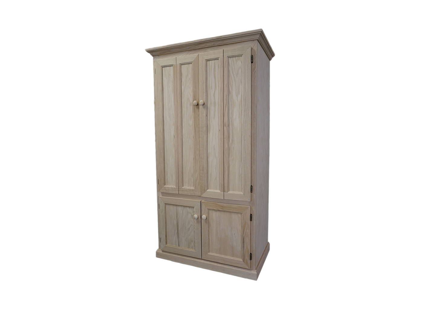 Classic Oak Computer Armoire