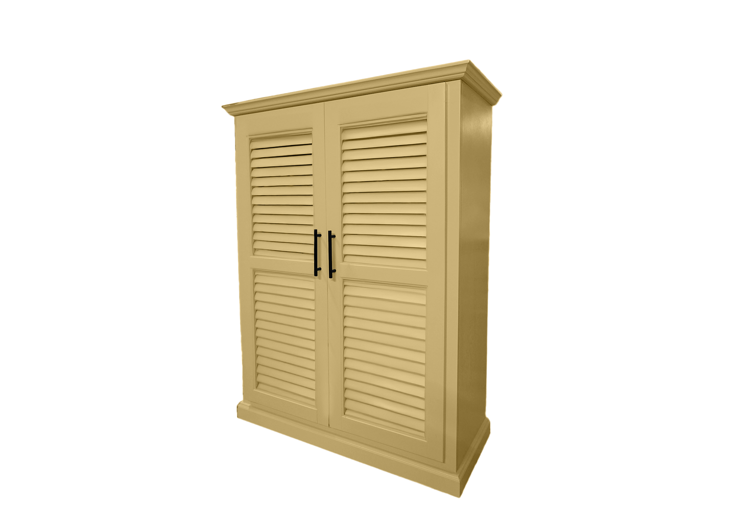 55" Tall Solid Wood Kitchen Cabinet Storage Pantry