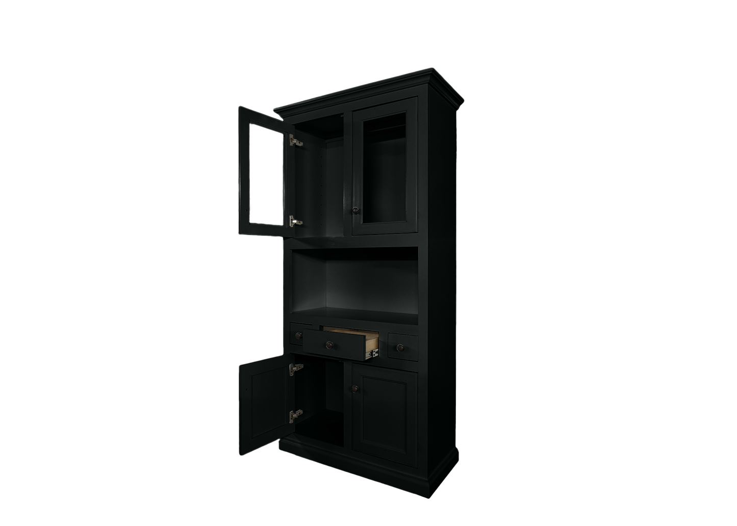 Modern Solid Wood Dining Hutch Buffet