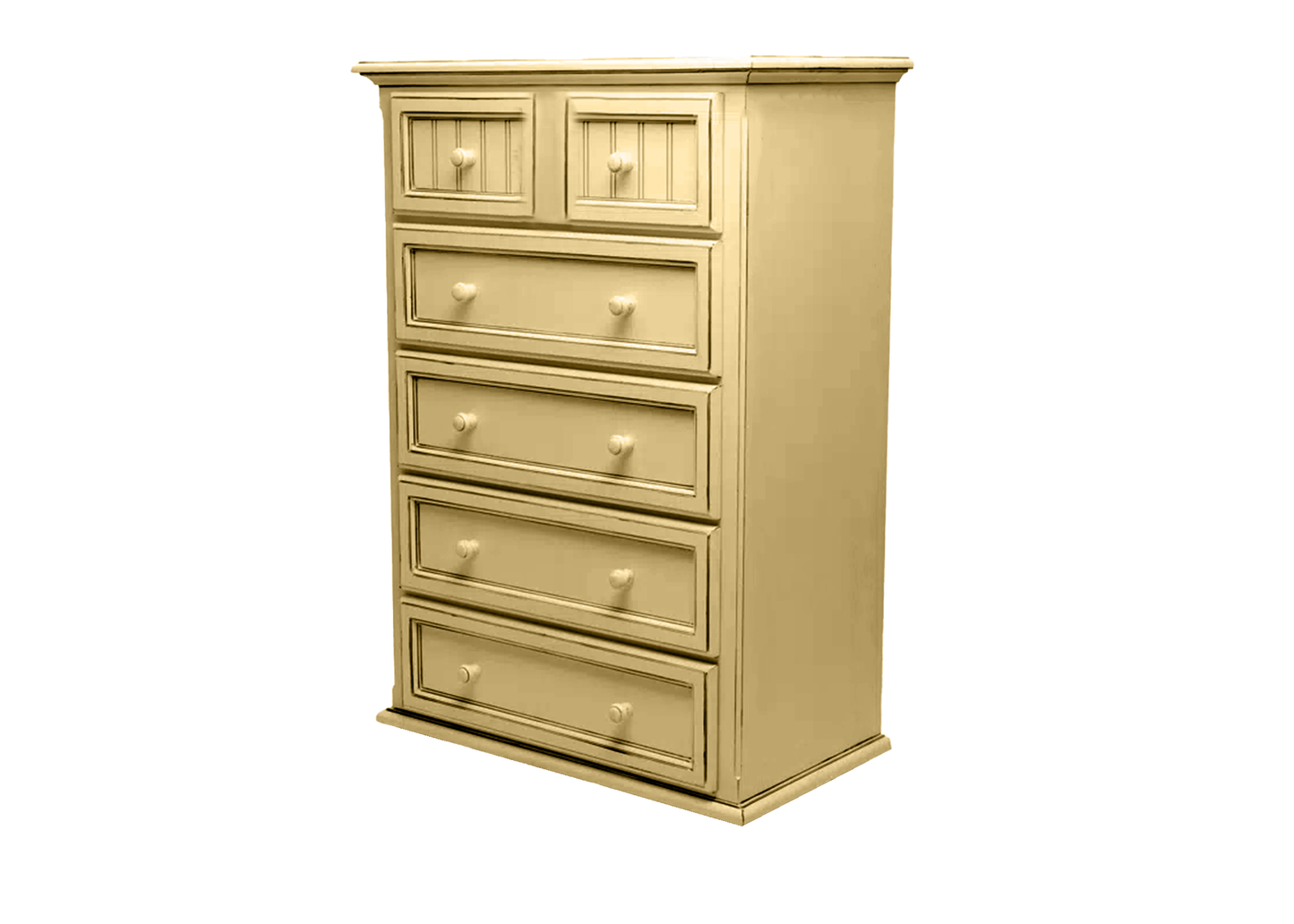 Coastal Solid Wood 6 Drawer Chest