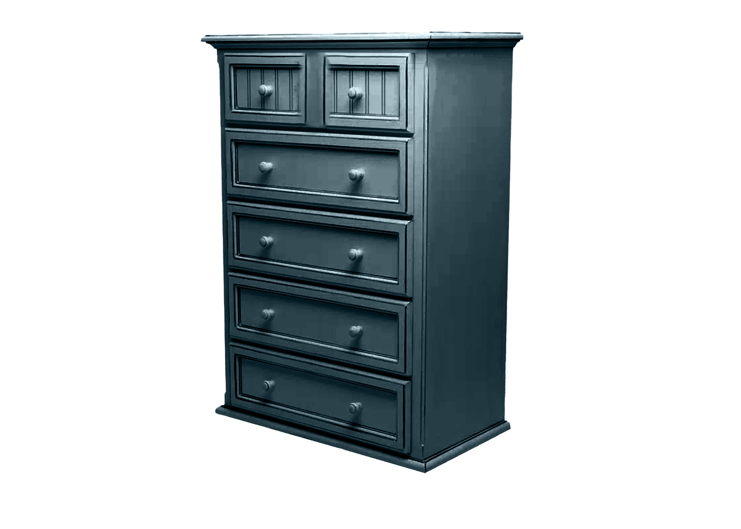 Coastal Solid Wood 6 Drawer Chest