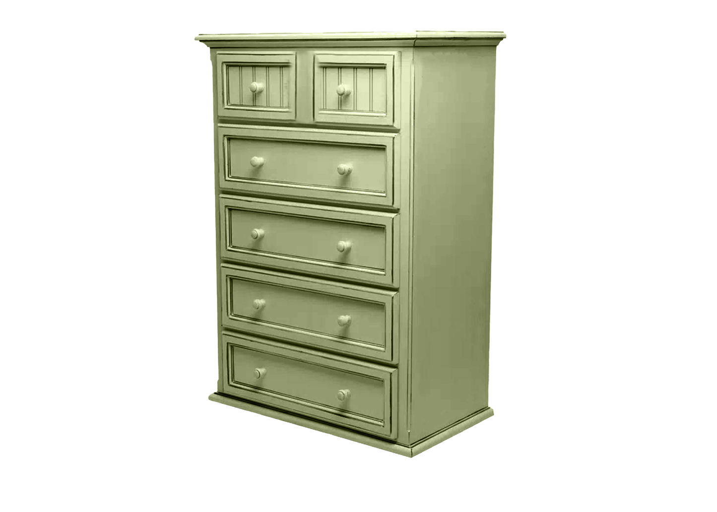 Coastal Solid Wood 6 Drawer Chest