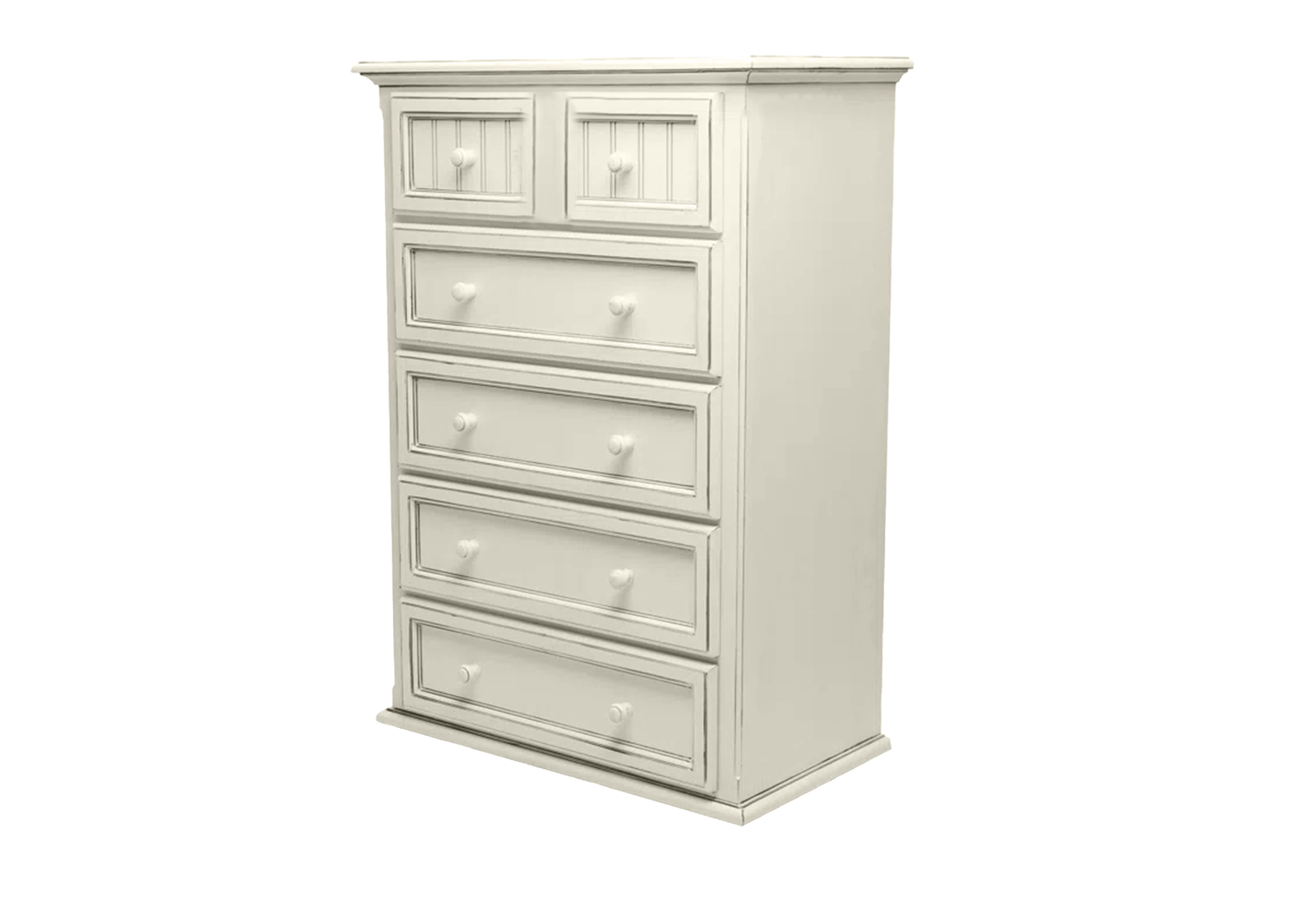 Coastal Solid Wood 6 Drawer Chest