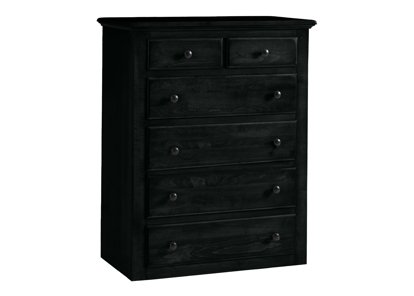 Traditional Solid Wood 6 Drawer Chest